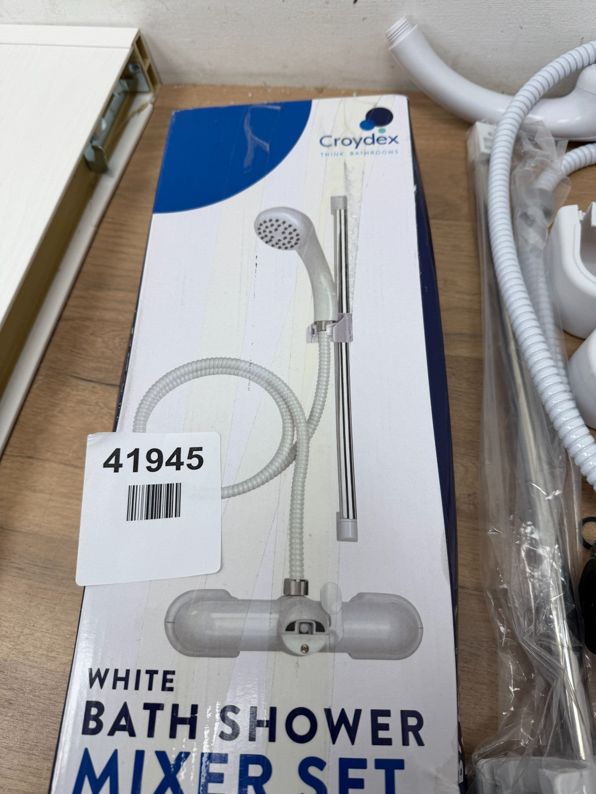 Croydex Bath Shower Mixer Set White And Silver — New (other) (photo 5)