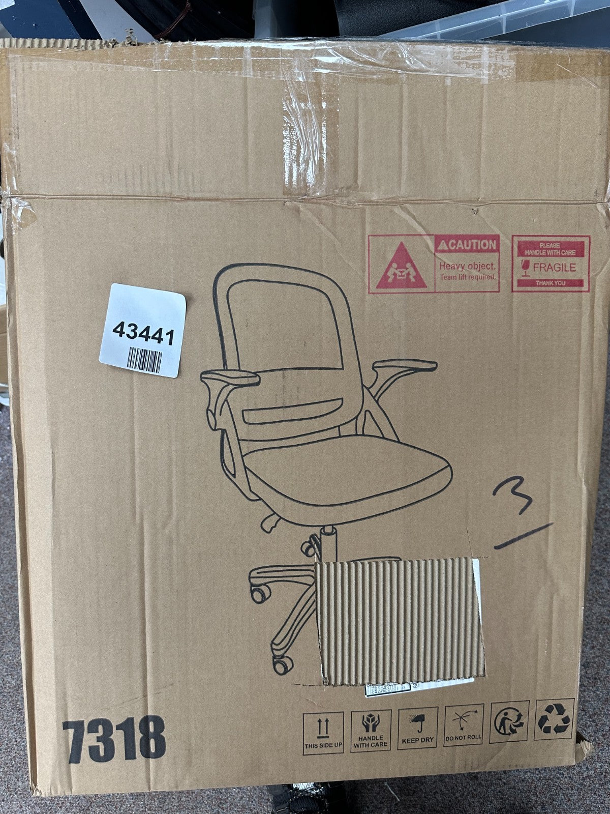Ergonomic Desk Chair Mesh Mid Back with Comfy