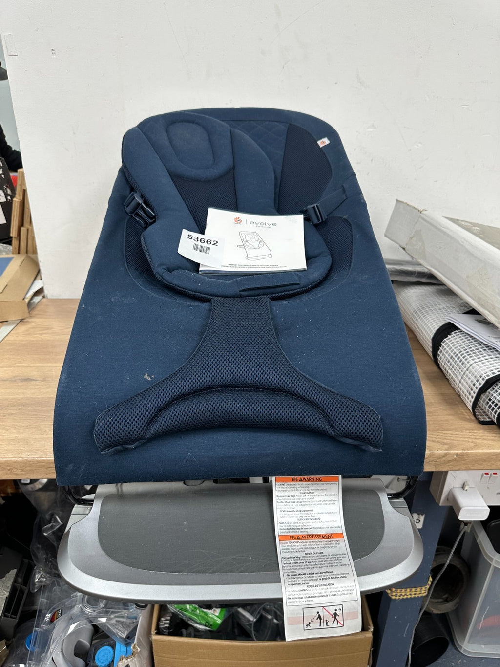Ergo Baby Evolve 3-in-1 Bouncer Midnight Blue