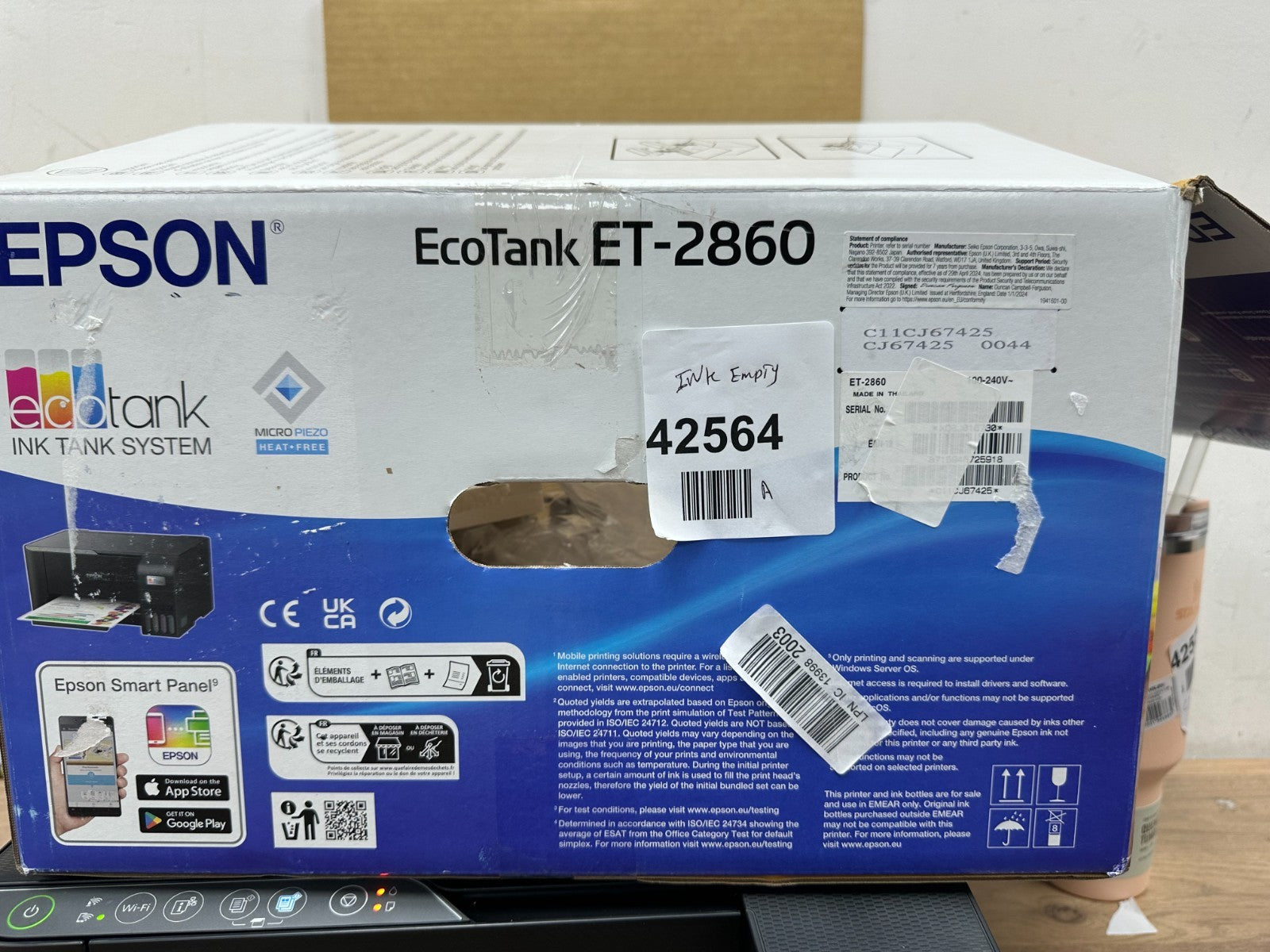 Epson EcoTank ET-2860 - Read Description — New (other) (photo 7)