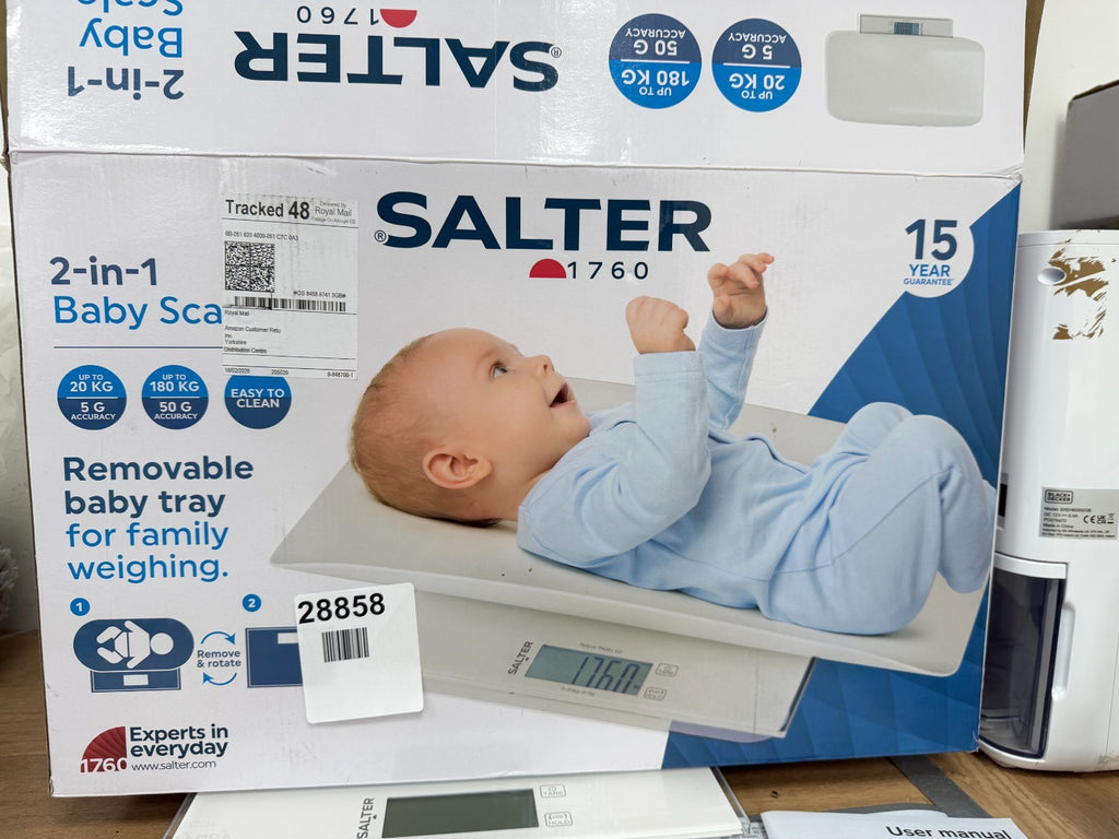 Salter 2-in-1 Digital Baby Scale Weighing for Infants and adults
