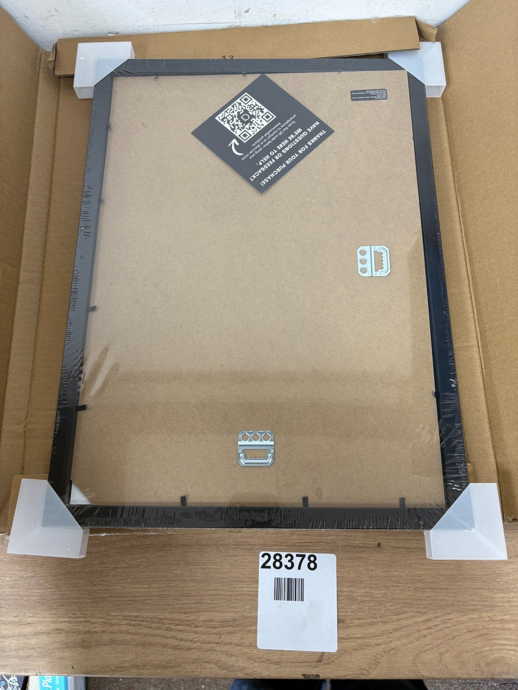 Americanflat A3 Picture Frame with Shatter-Resistant Glass - 11.7x16.5 Frame