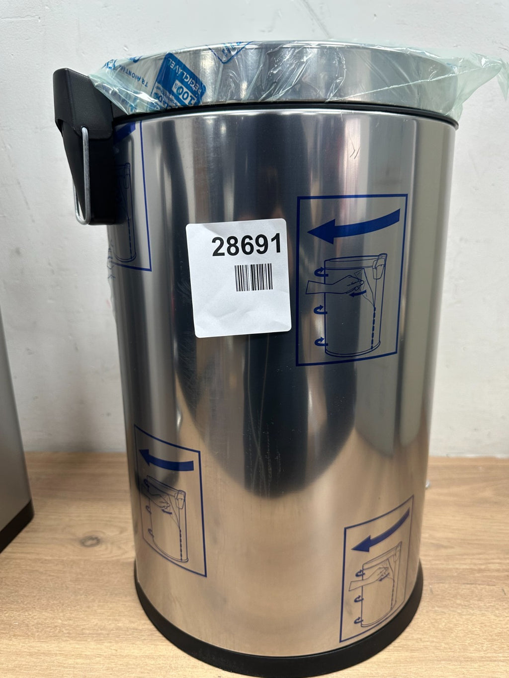 Tramontina 20L Stainless Steel Pedal Bin