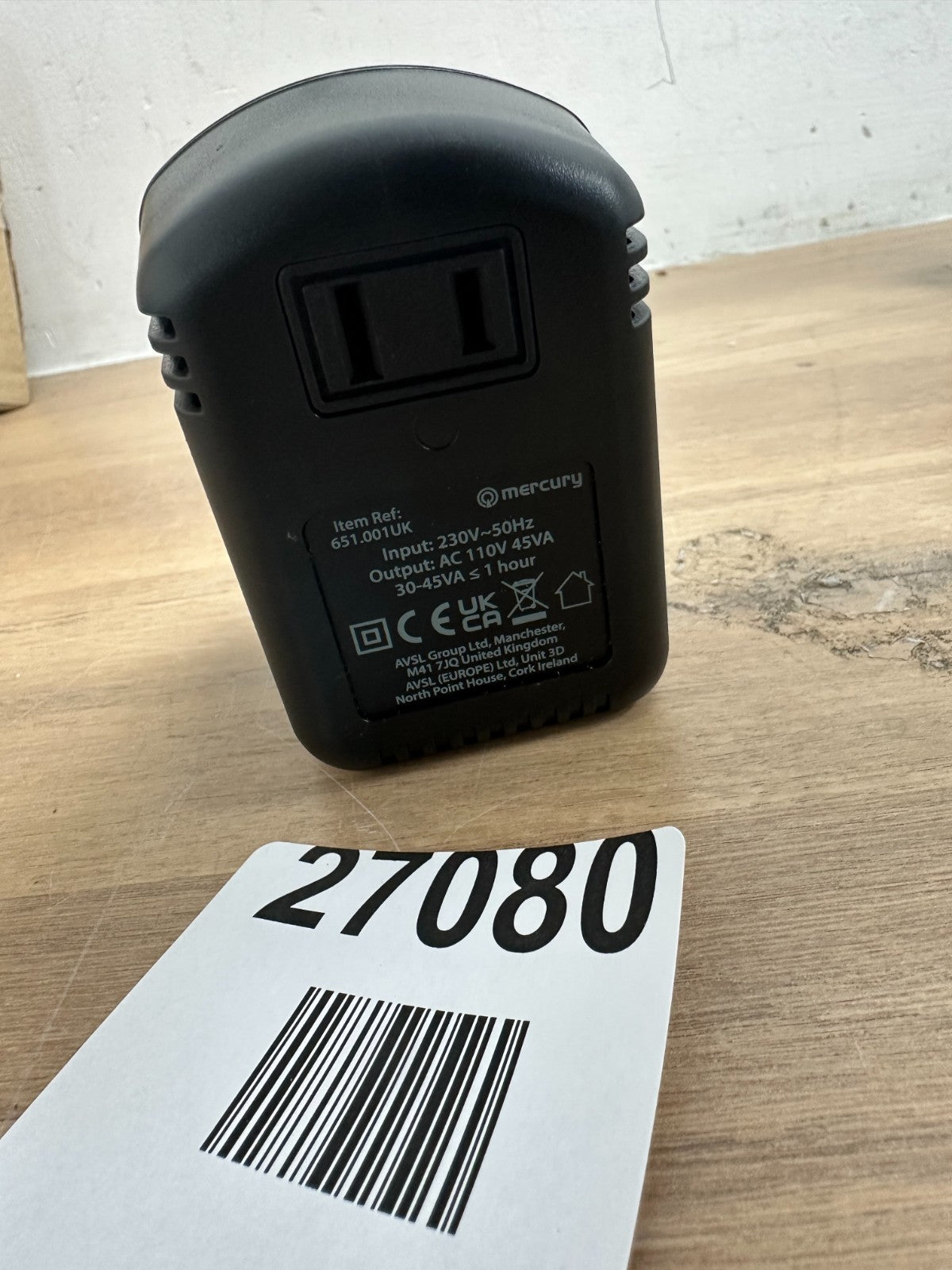 Mercury 651.001UK AC-AC Step-Down Voltage Converter