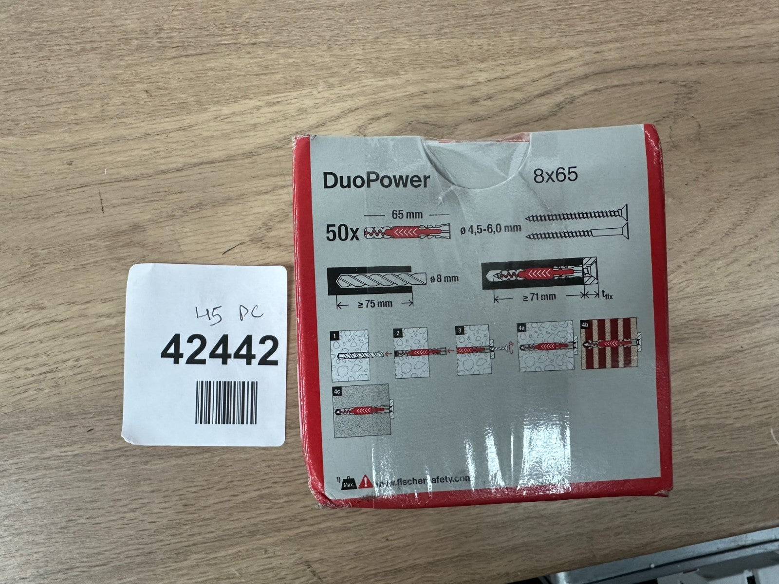 Fischer duo power 8 x 65