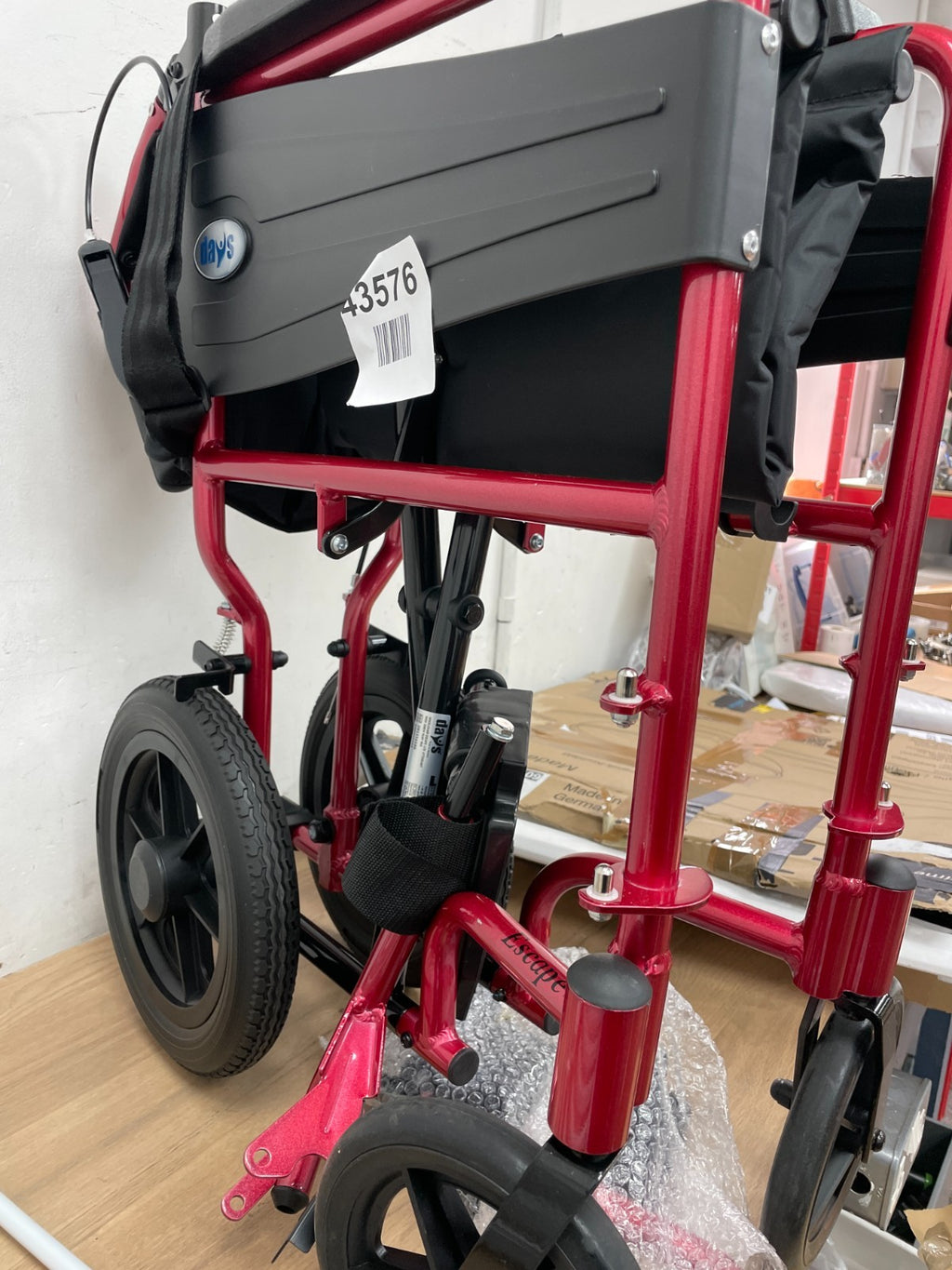 Lite Attendant Propelled Wheelchair – Lightweight Folding Wheelchair with Remova