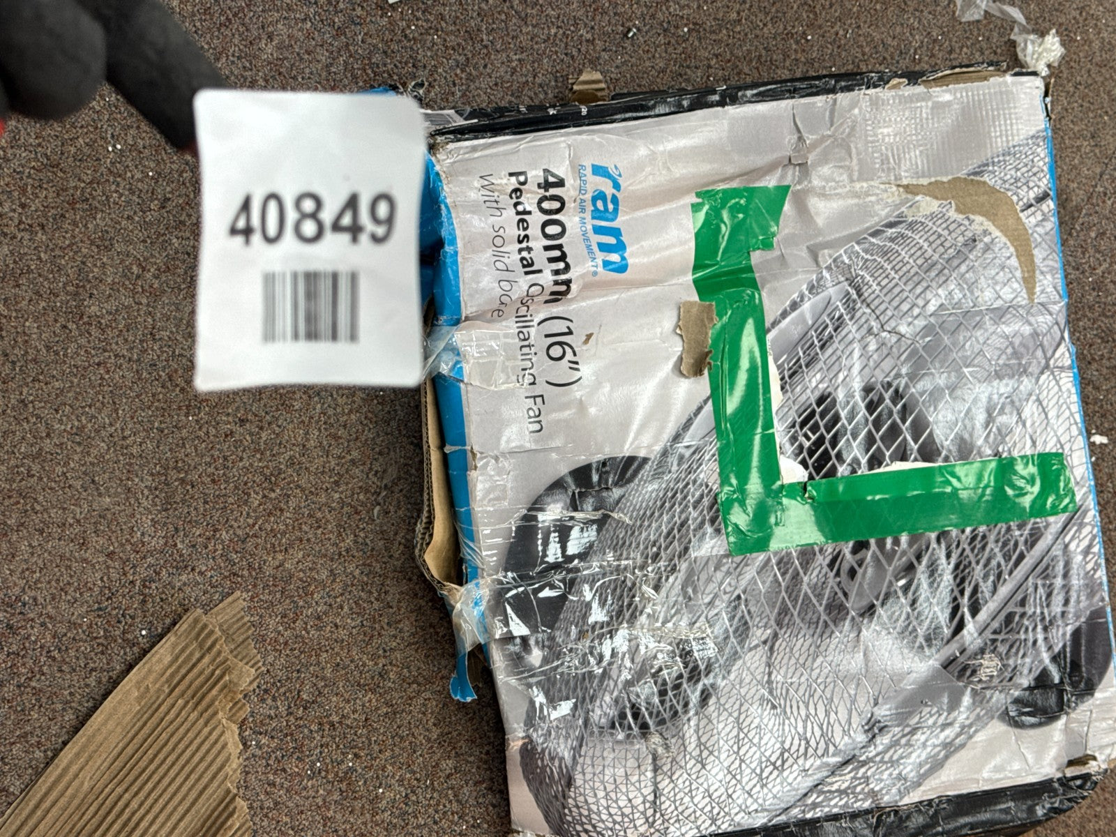 Ram pedestal oscillating fan FS-1602