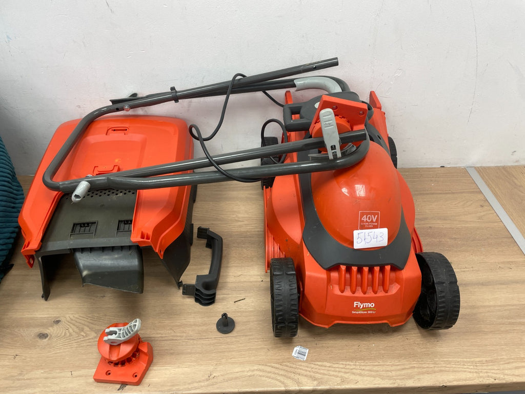 Flymo SimpliStore 300 Li Cordless Lawnmower - BARETOOL — Used (photo 2)