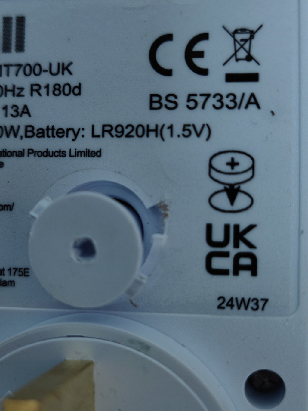 Diall IP20 7 day Electronic Timer EMT700-UK