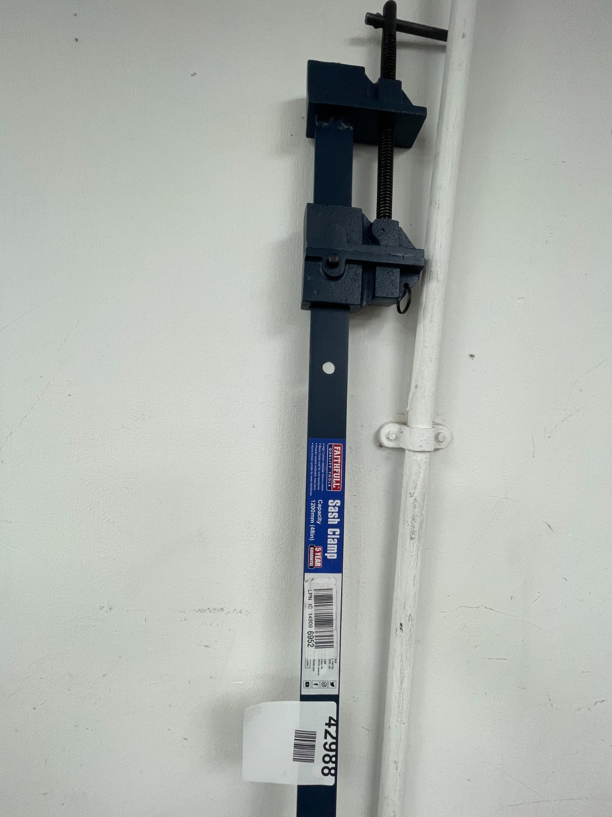 Faithfull General Duty Sash Clamp 1200mm (48in) Capacity