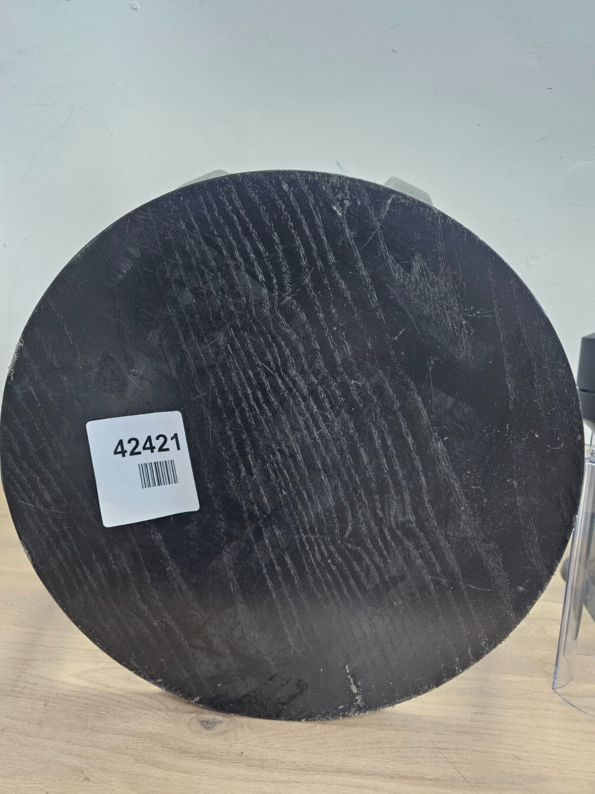 Milano circle lamp table/Ink round side table blacl