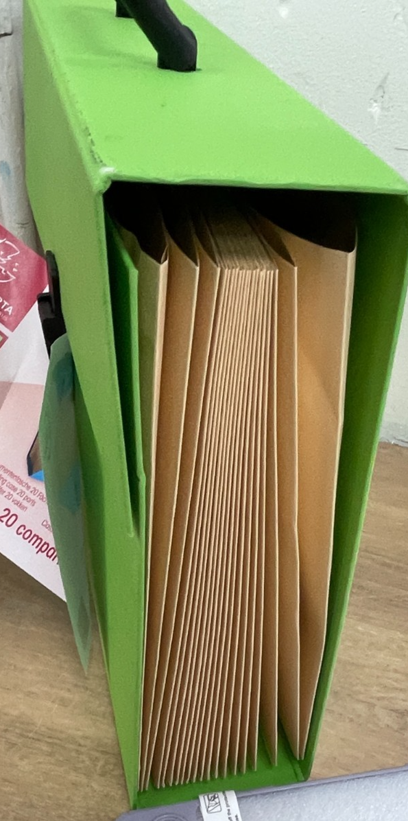 Expanding File Folder Storage Holder Case Paper Document Organiser