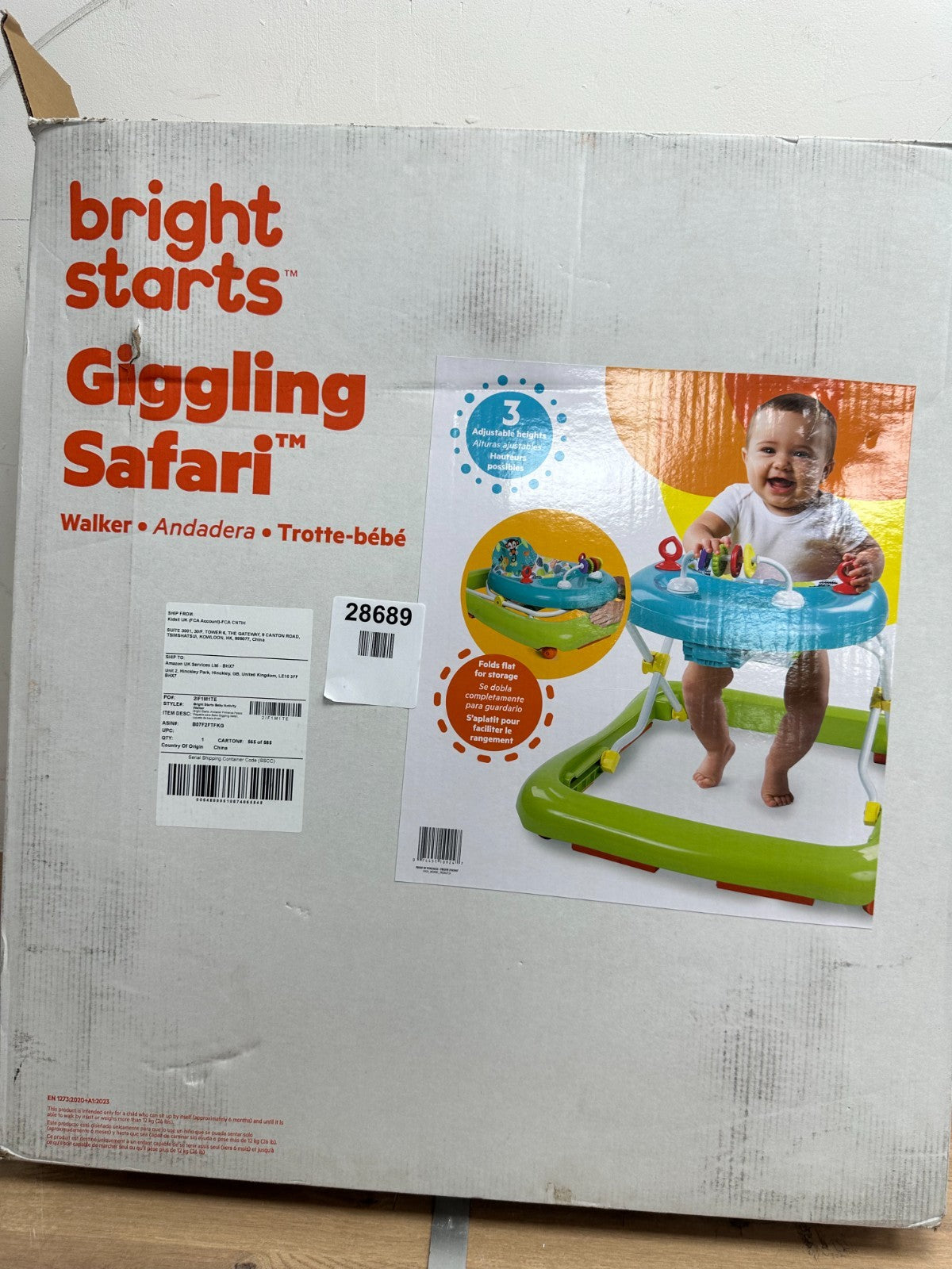 Bright stars baby walker