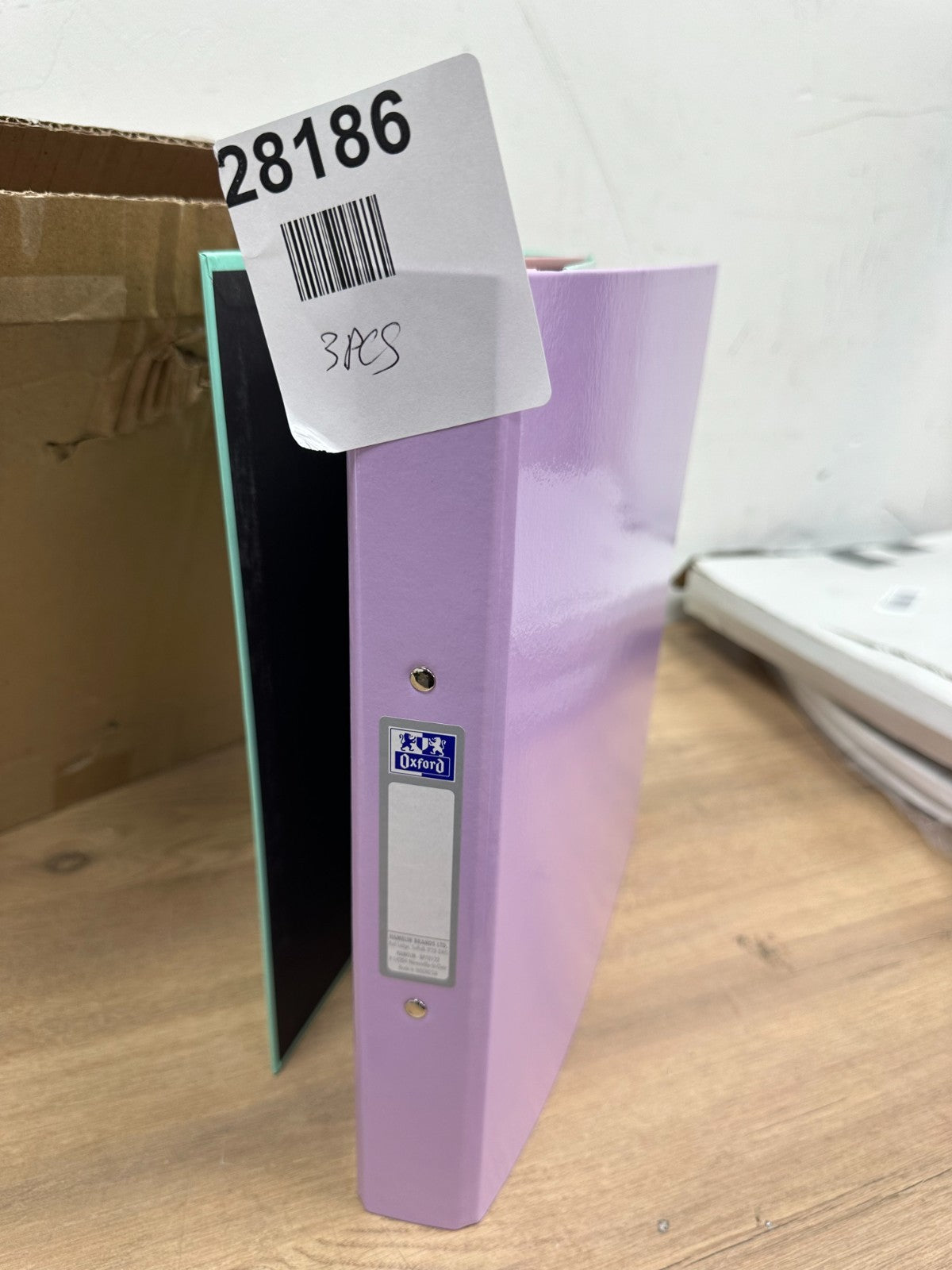 3x Oxford Premium A4 Lever Arch File