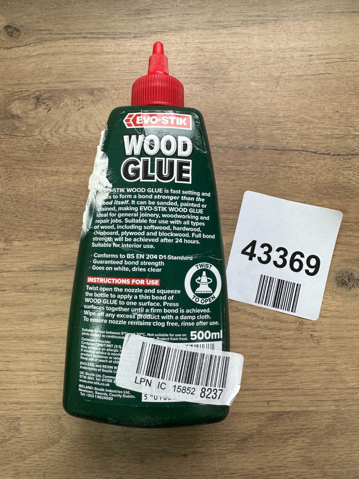 EVO-STIK Wood Glue- Interior - Extra Strong - Fast Setting Glue