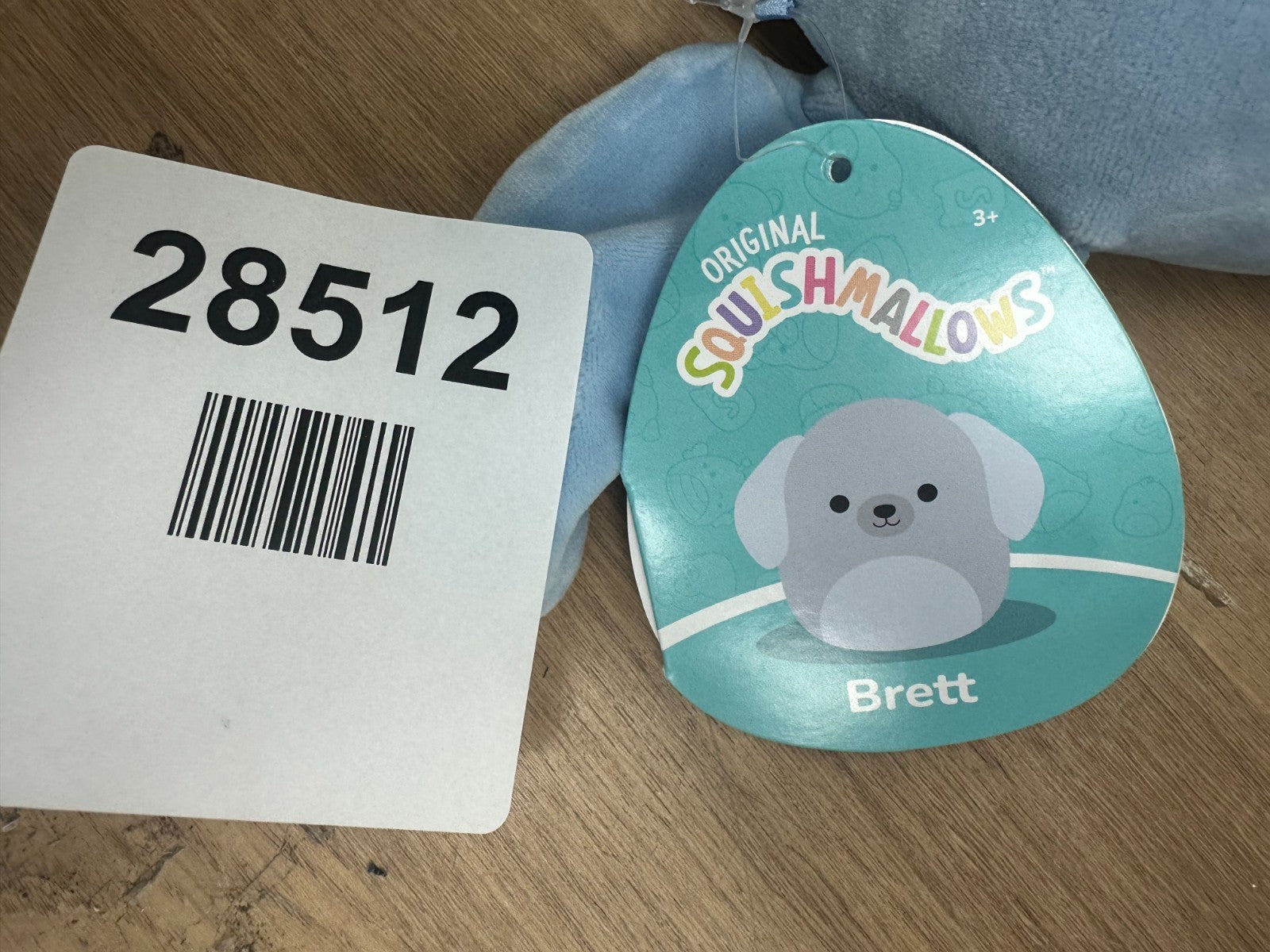 Squishmallows Original 7.5-Inch Brett the Weimaraner Dog - Collectable Cute Plus