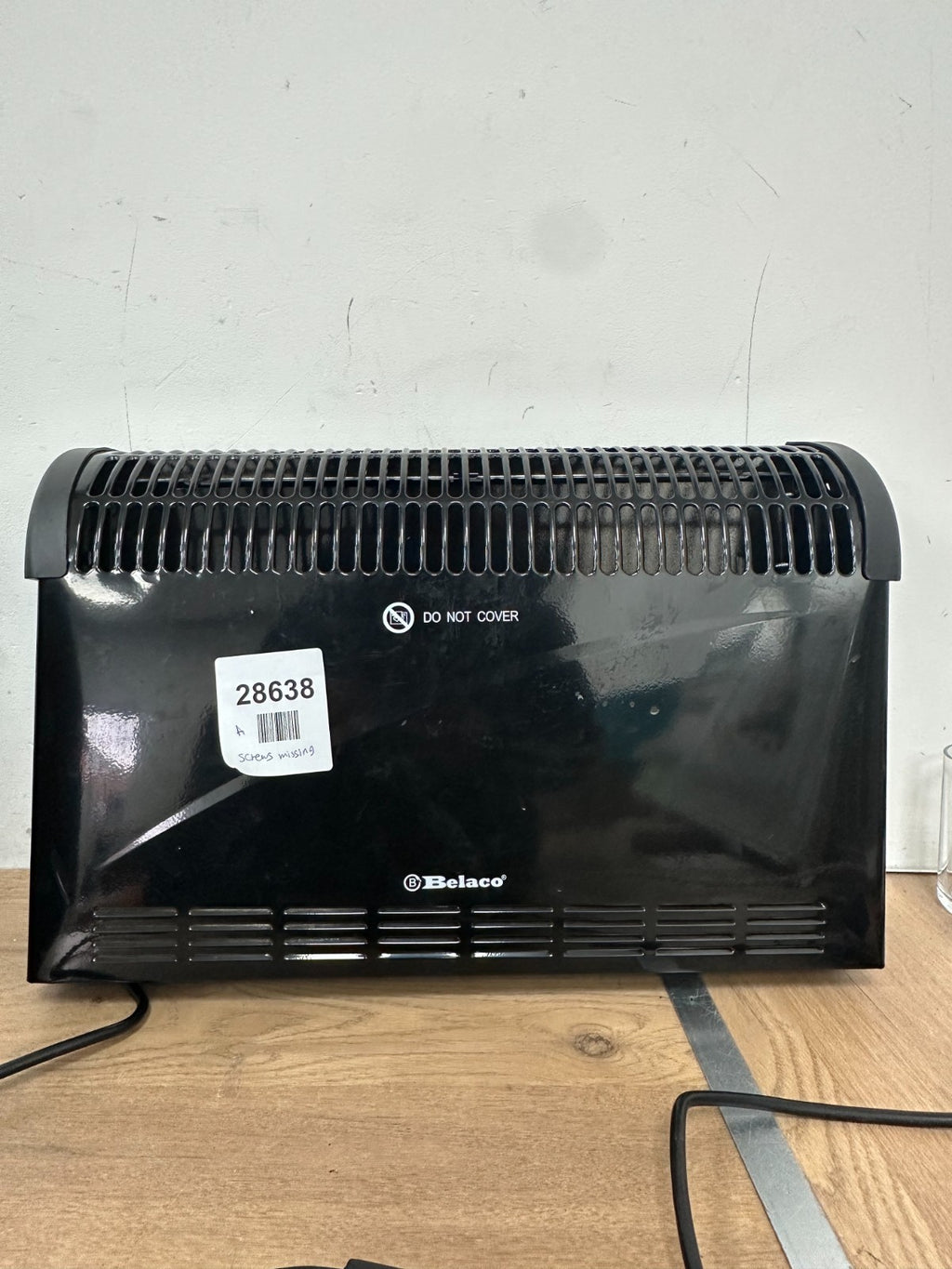 Belaco Convector Heater Opened Never Used Model BEL - CH125B