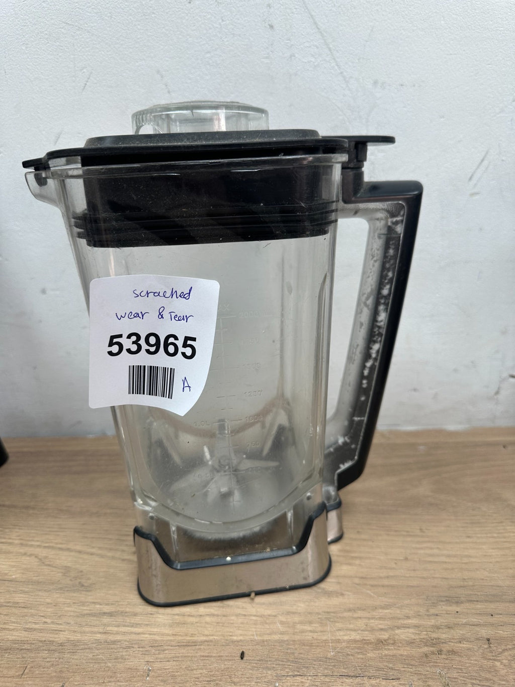 Replacement jug for ninja- Scratched, wear & tear