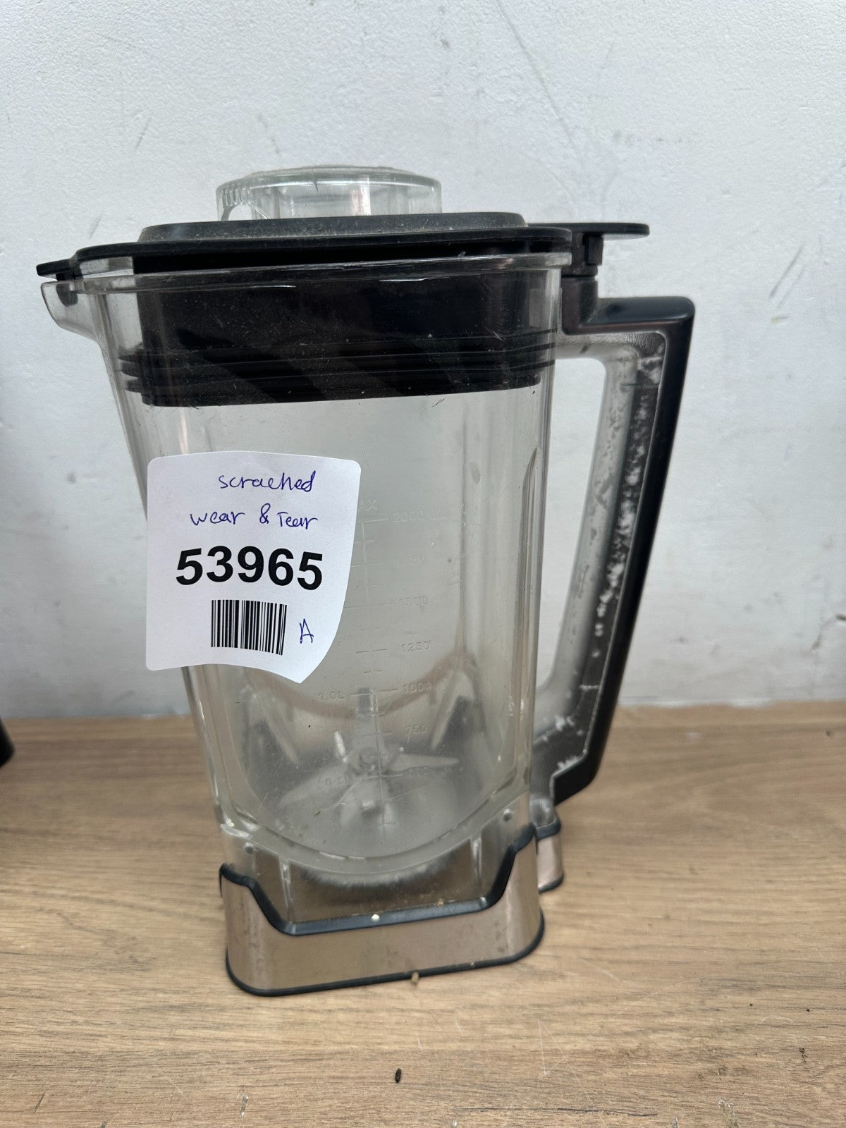 Replacement jug for ninja- Scratched, wear & tear