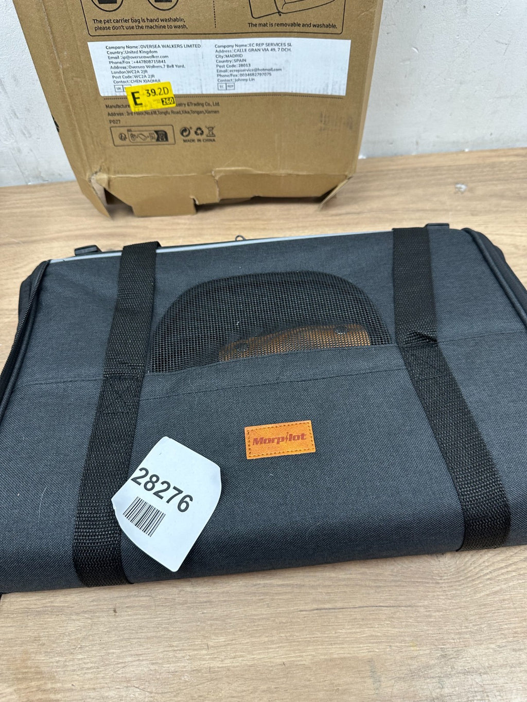 Morpilot Portable Breathable Pet Carrier Bag For Cats Dogs
