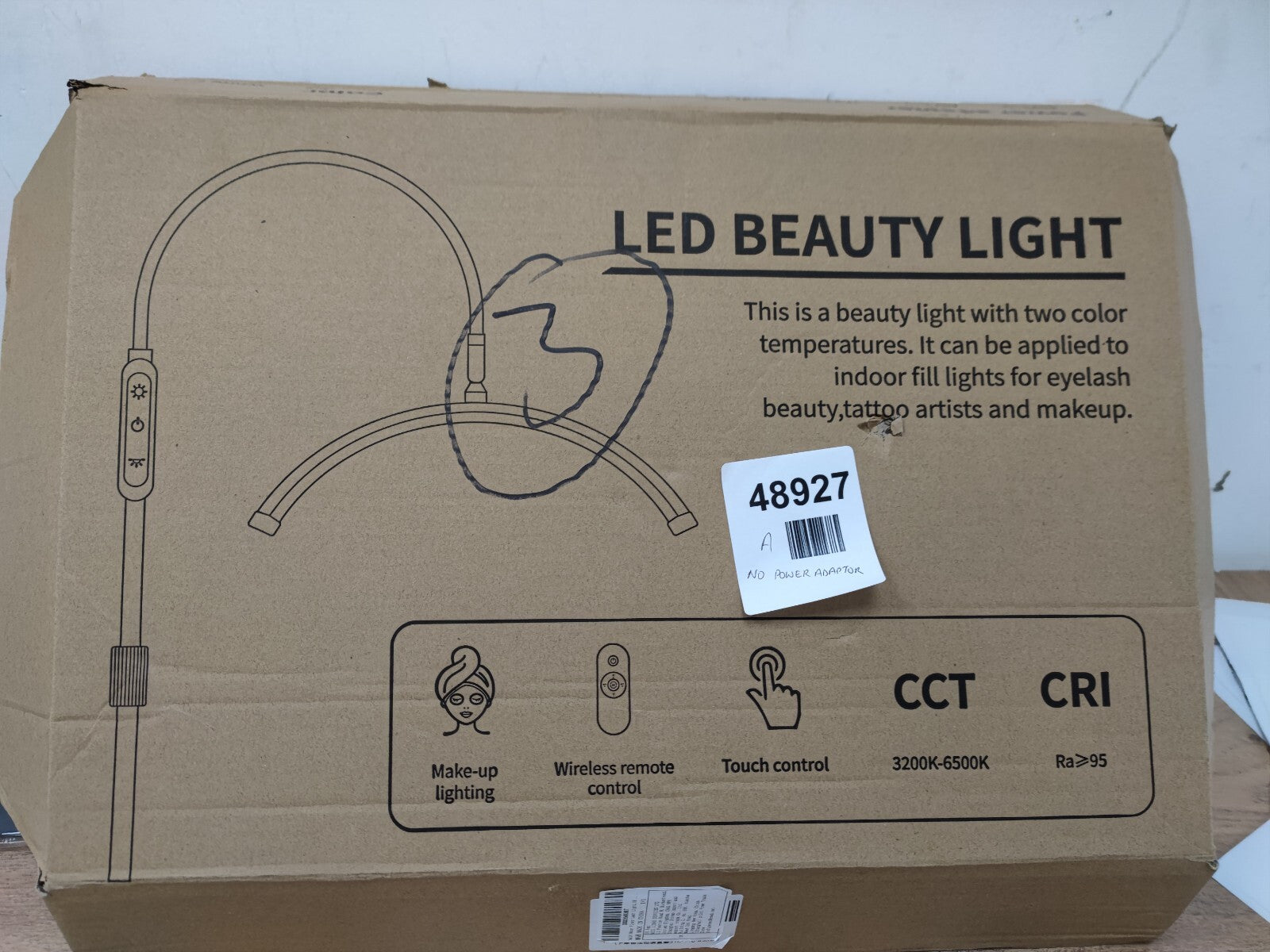 Half Moon LED Light,Beauty Lamp Floor Standing