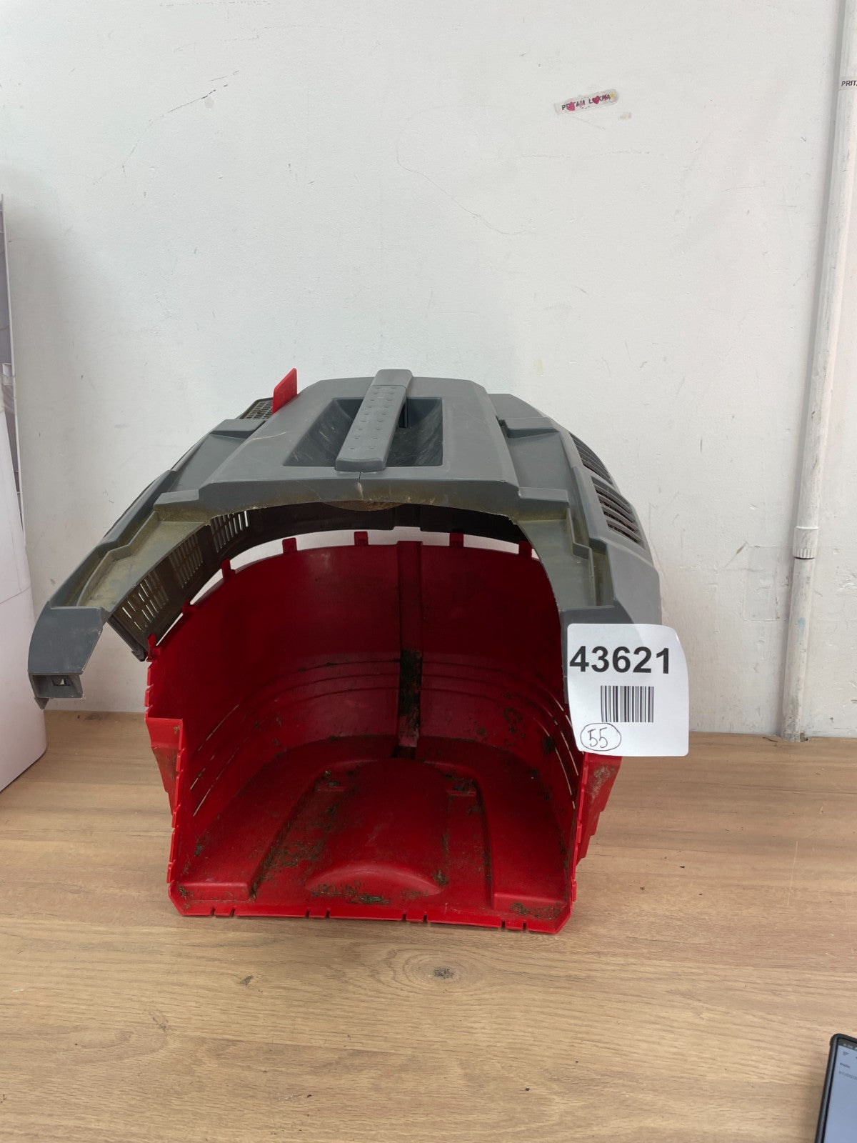 GE-CM 43 Li M Battery Lawn Mower, Red/Black GRASSBOX REPLACEMENT JUST TWO PARTS — New (other) (photo 2)