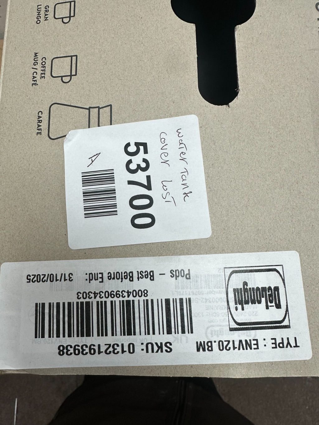 Nespresso De'Longhi Vertuo Next ENV 120.BM Coffee Capsule Machine