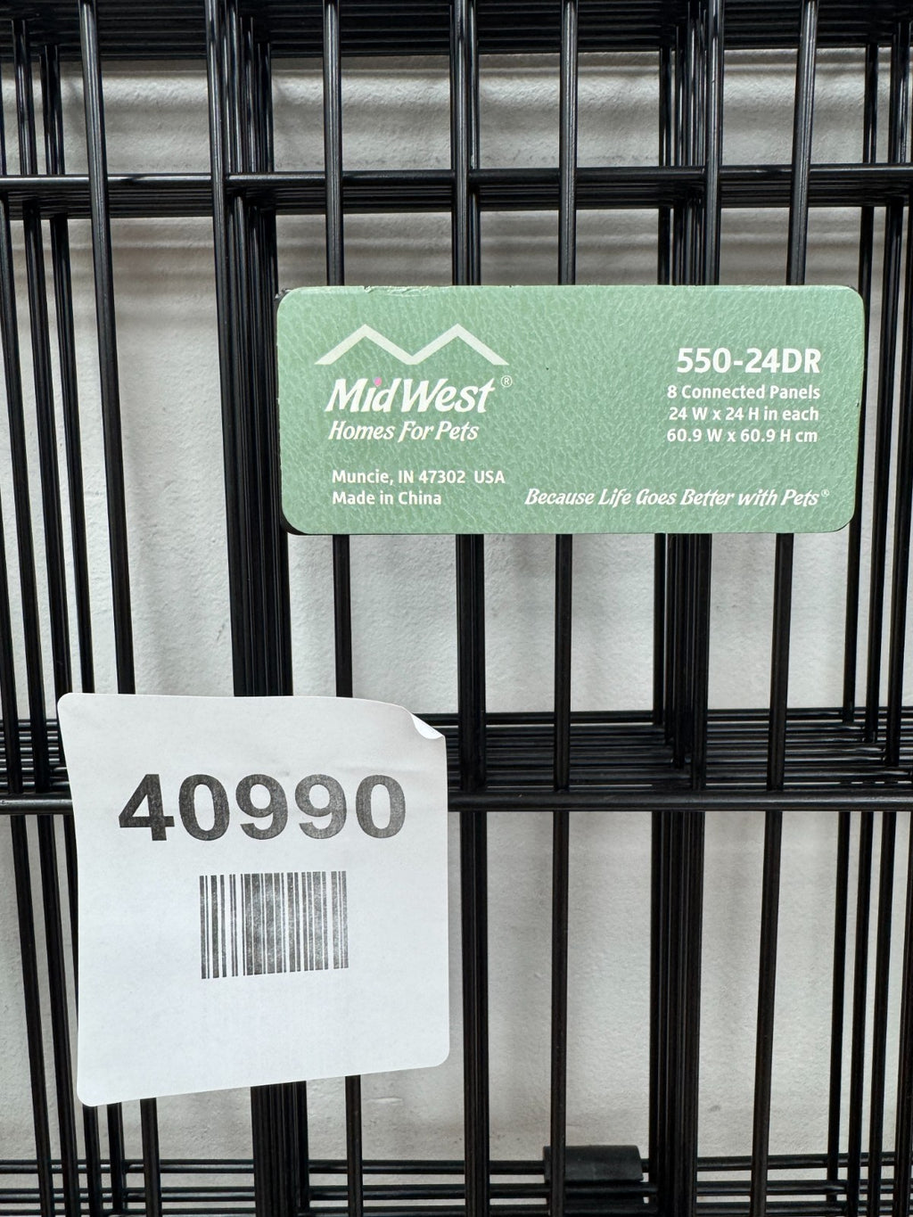 Midwest Homes for Pets Contour Exercise Pen Black Small