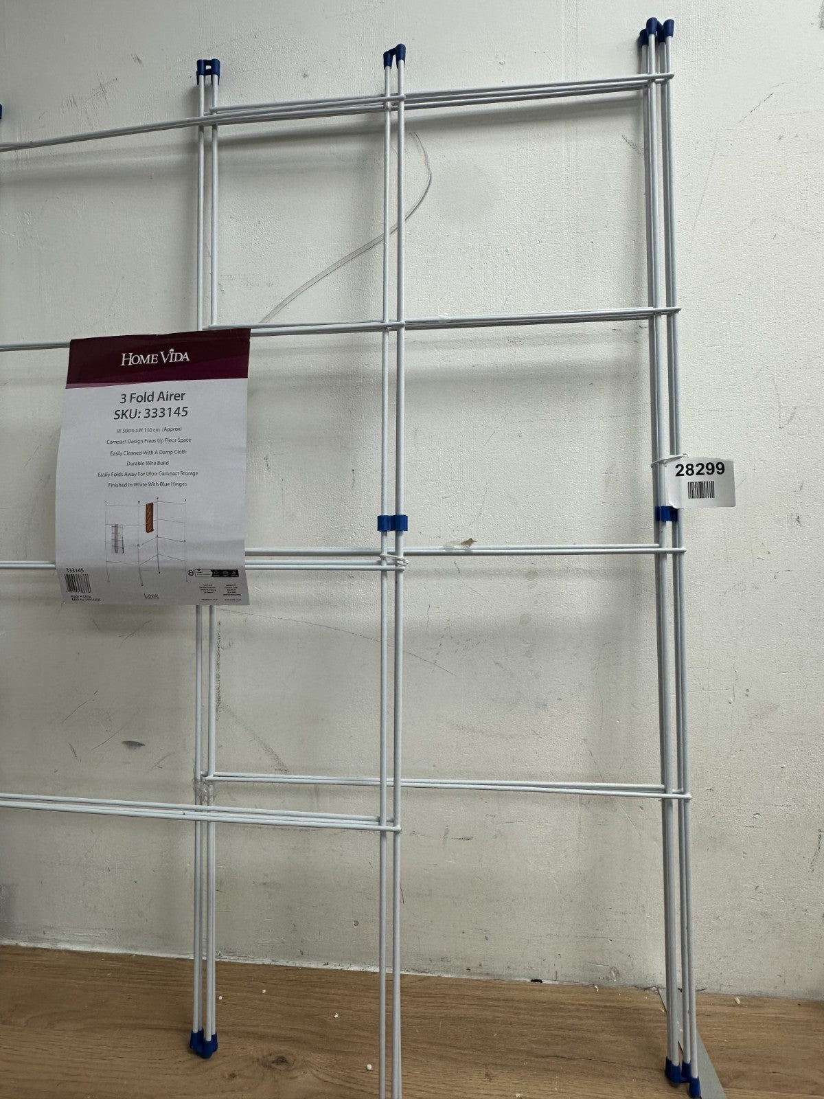 home vida 3 fold airer 50cm x 110 cm