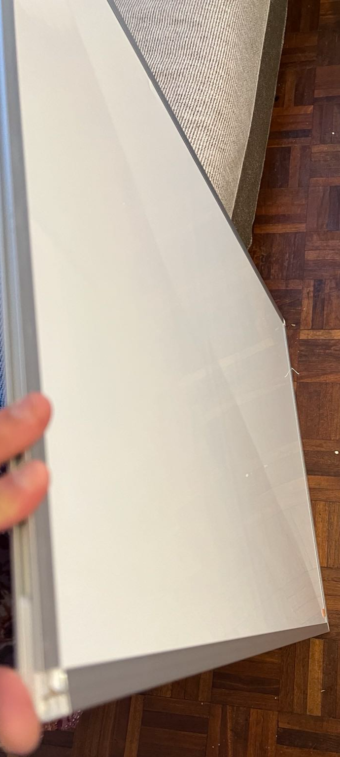 Nobo Essence Steel Magnetic Whiteboard - Read Description