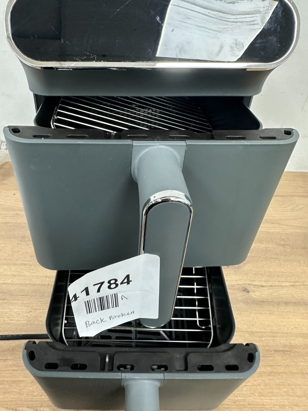 Tower Vortx Dual Stack Air Fryer with Digital Control Panel, Space