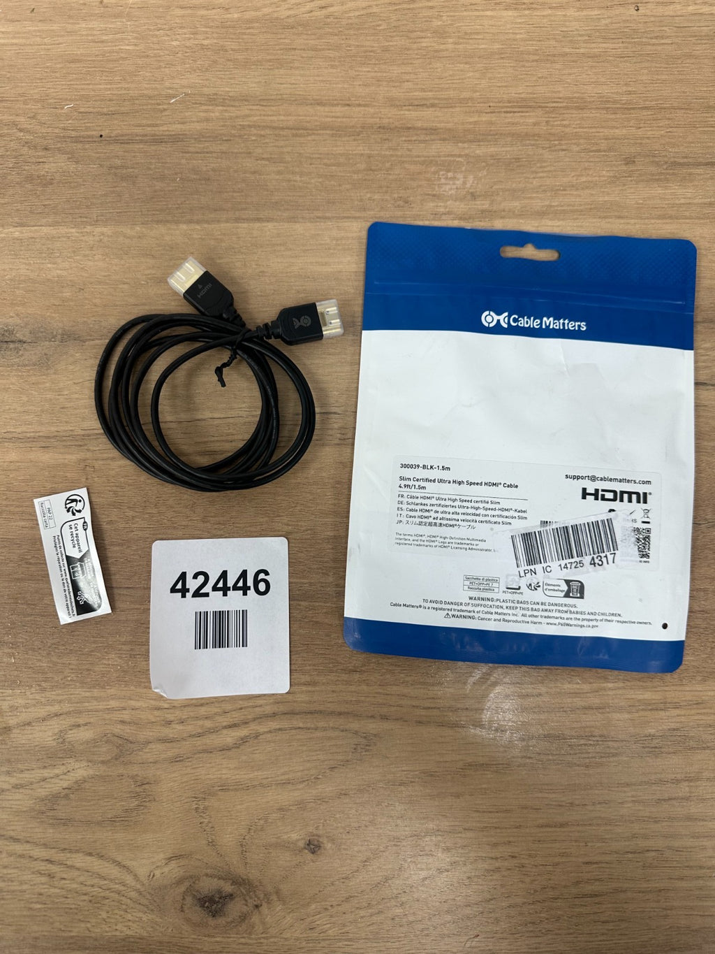 Cablematters hdmi 4.9 ft