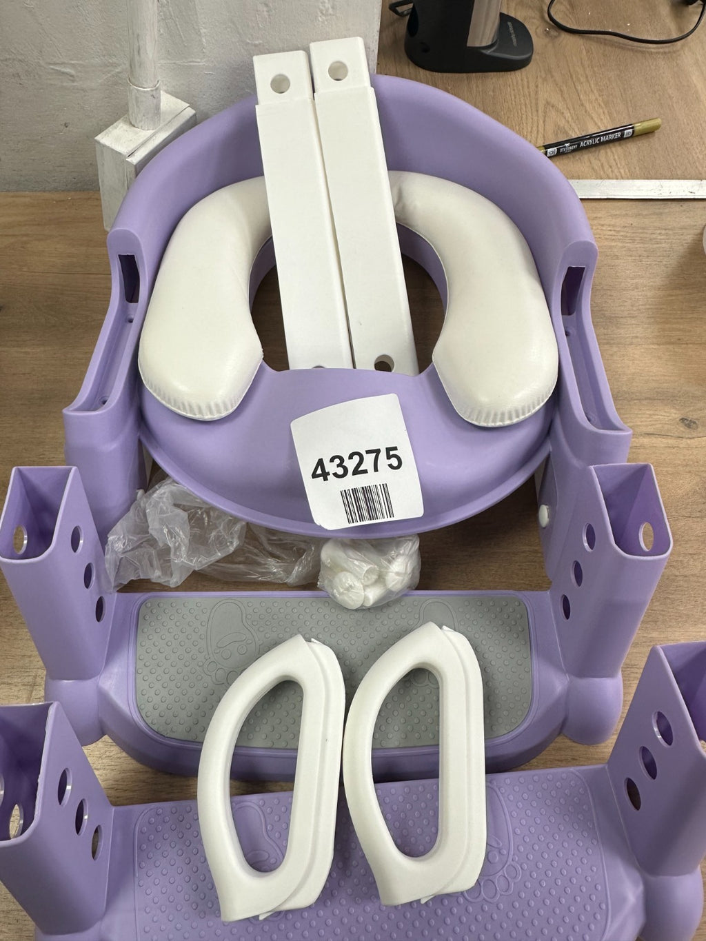 Potty Training Ladder Adjustable Height Soft Cushioned Seat