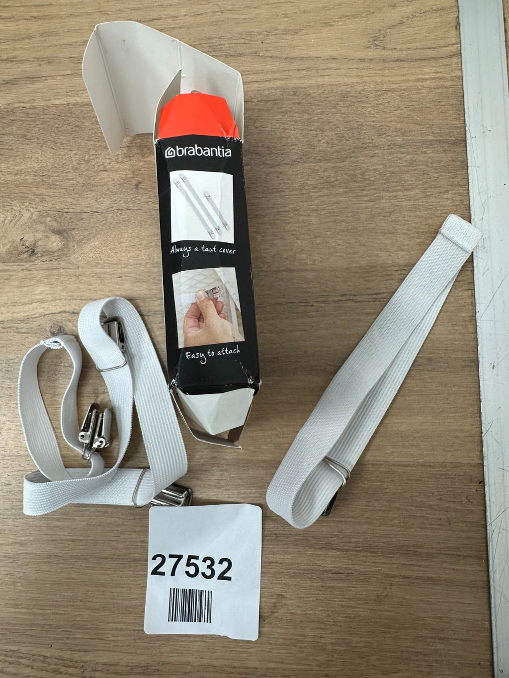 Brabantia Ironing Cover Fasteners - White