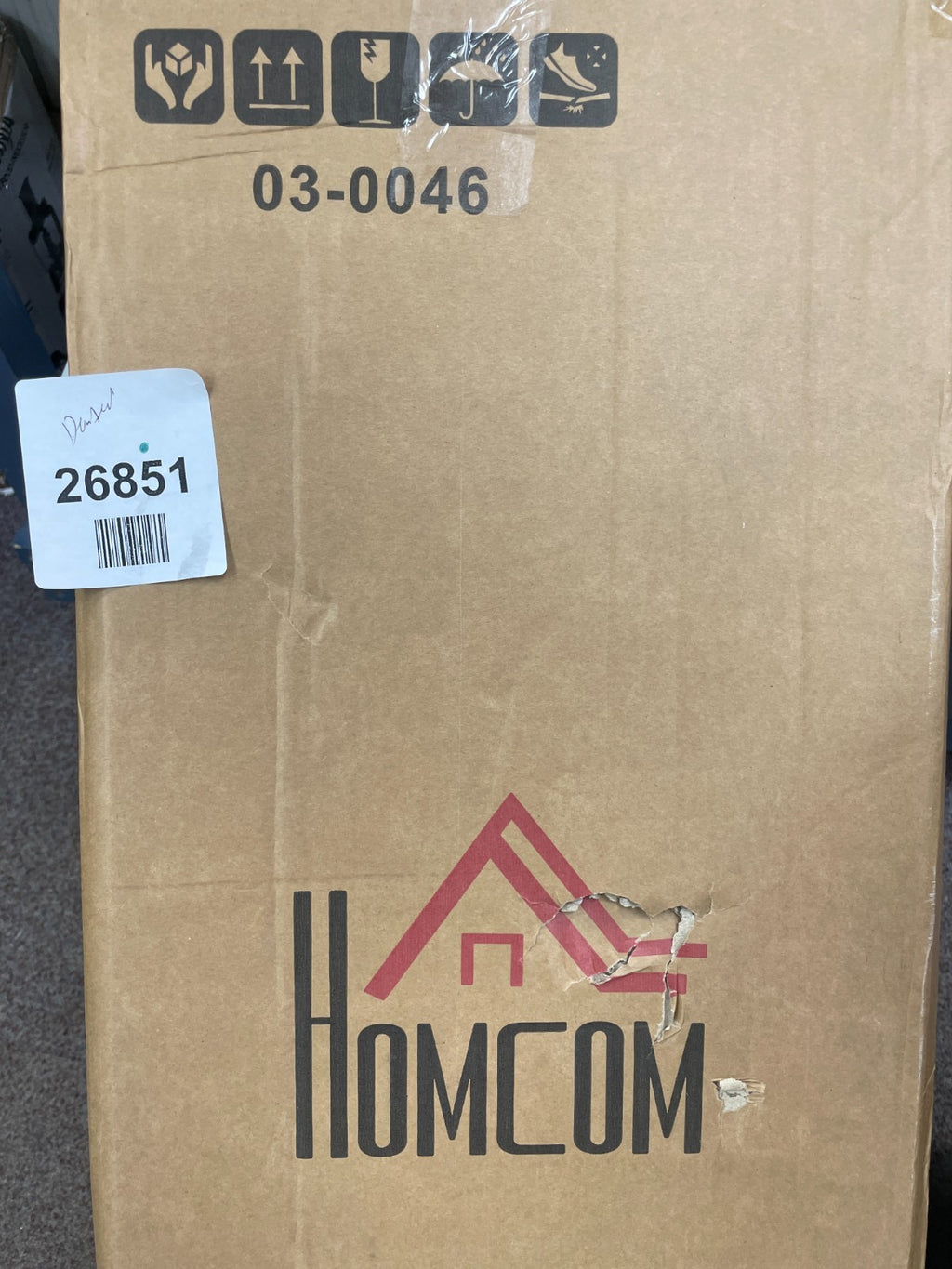 Homcom Auto Trash Bin 50L Round Motion Sensor (03-0046)- Dented