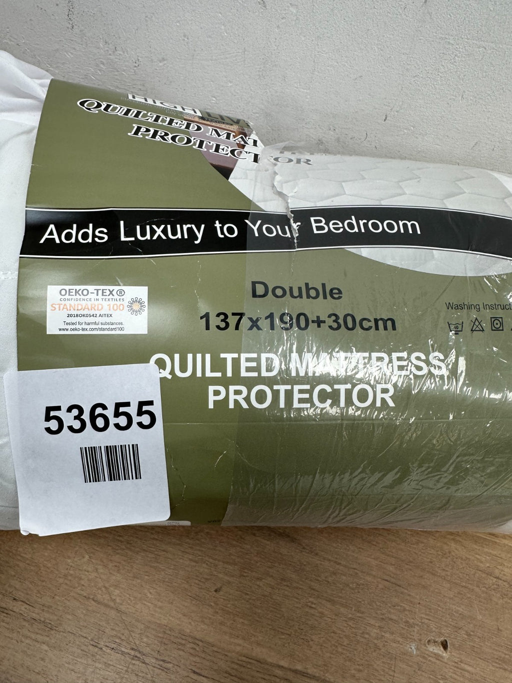 HIGH LIVING Quilted Mattress Protector, Hypoallergenic Extra Deep Fitted Mattres