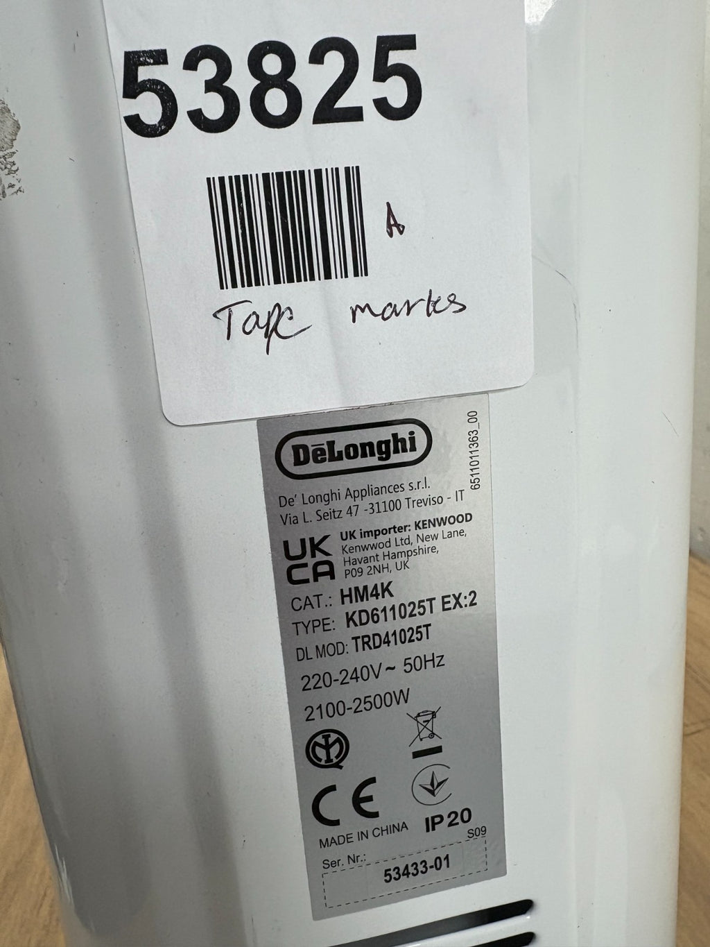 De' Longhi Dragon 4  TRD41025T- Read Description