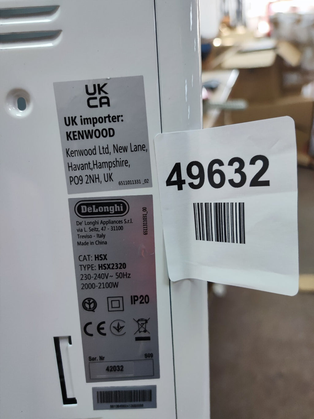 De'Longhi 2kW Thermo Convector Heater