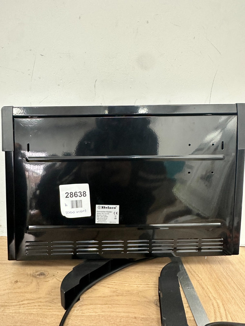 Belaco Convector Heater Opened Never Used Model BEL - CH125B