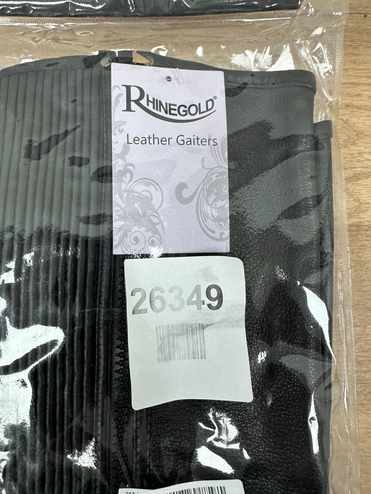 Rhinegold Leather Gaiters