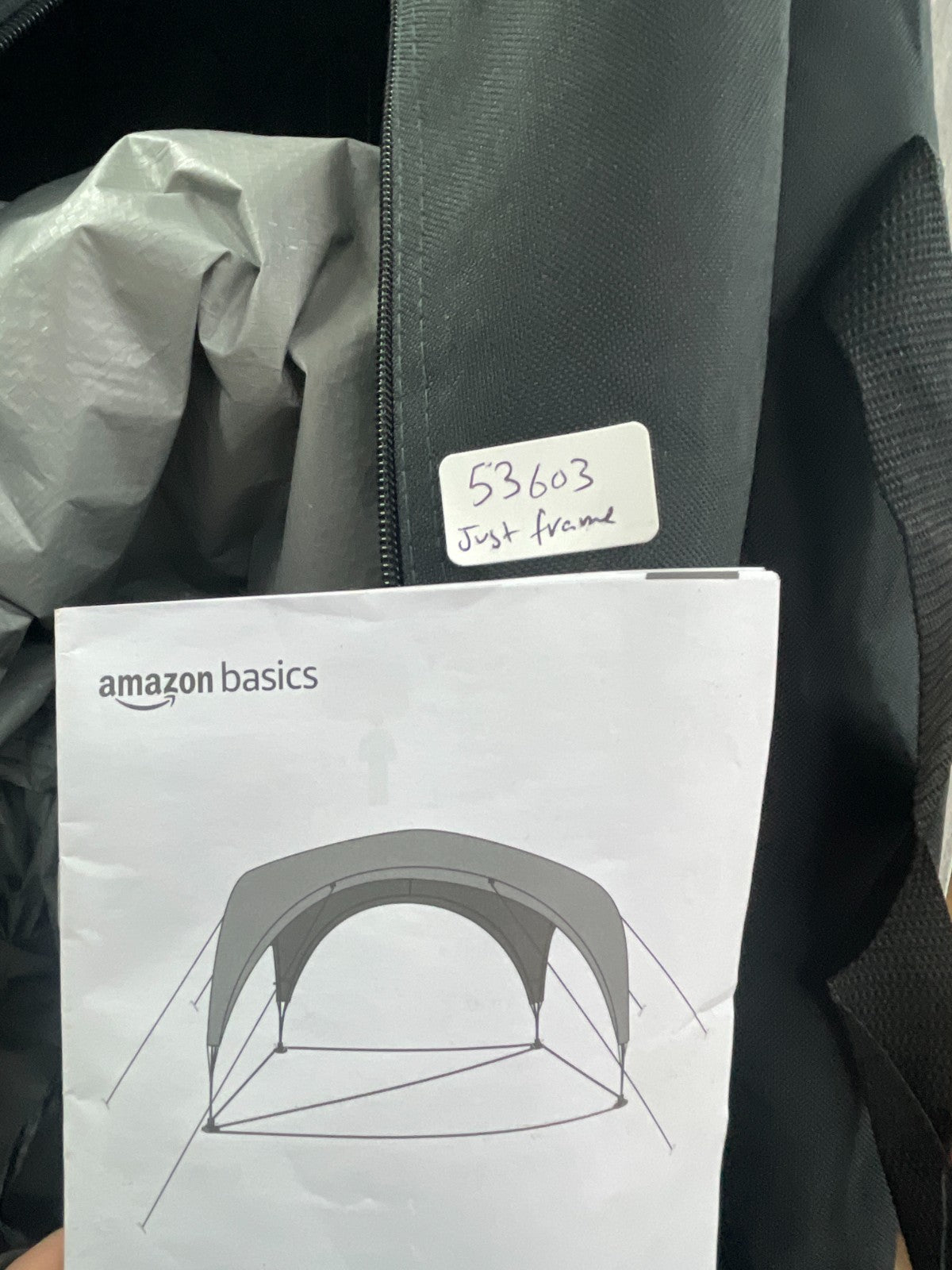 Amazon Basics Event Shelter- Just frame