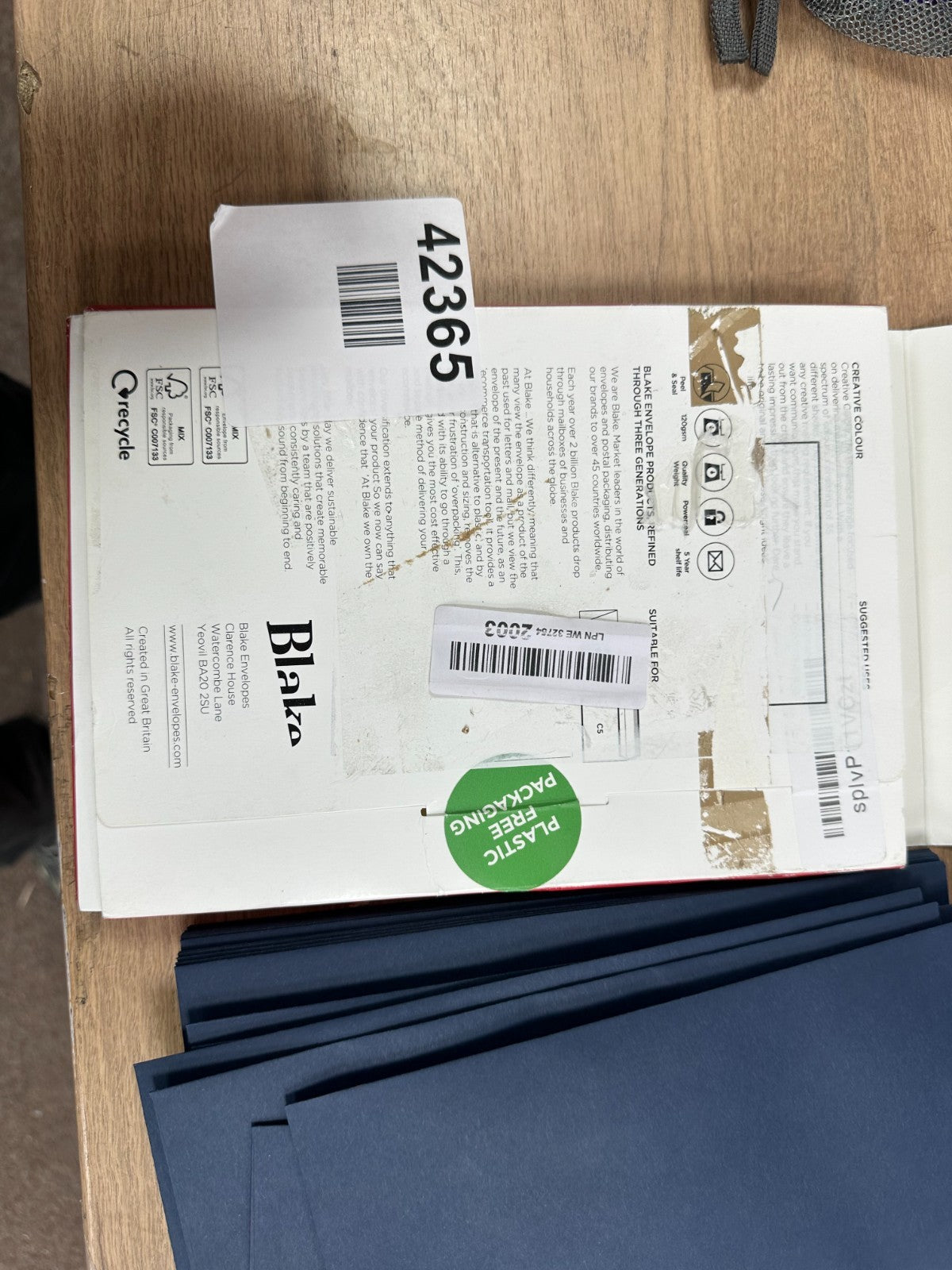 Envelopes C5 PEEL & SEAL Blake Pillar Box Premium 120gsm 162mm x 229mm