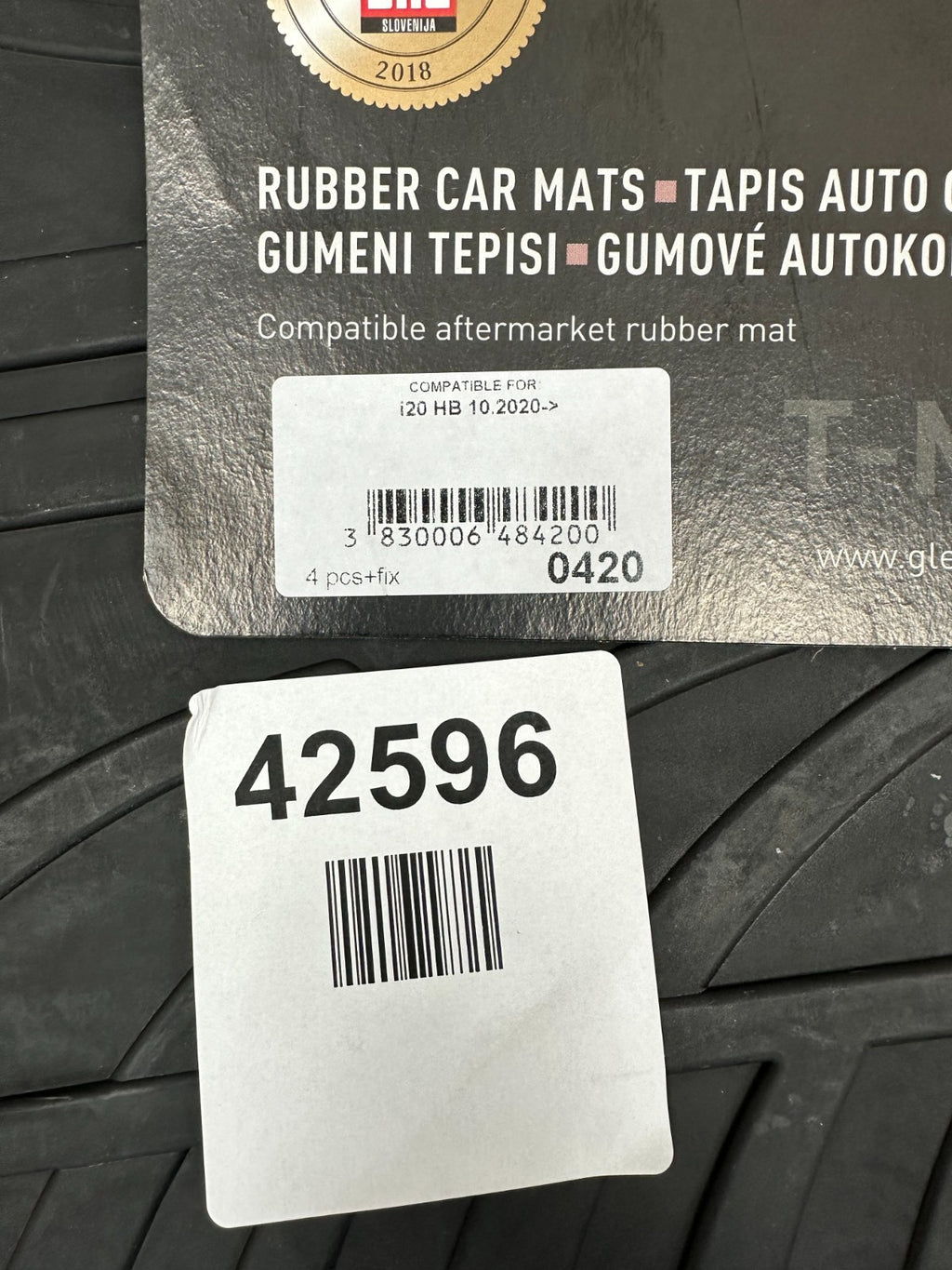 Gledring rubber car mats 0420