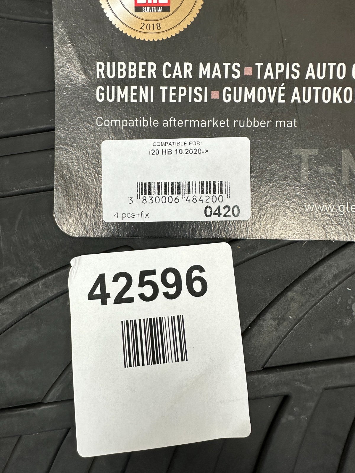 Gledring rubber car mats 0420