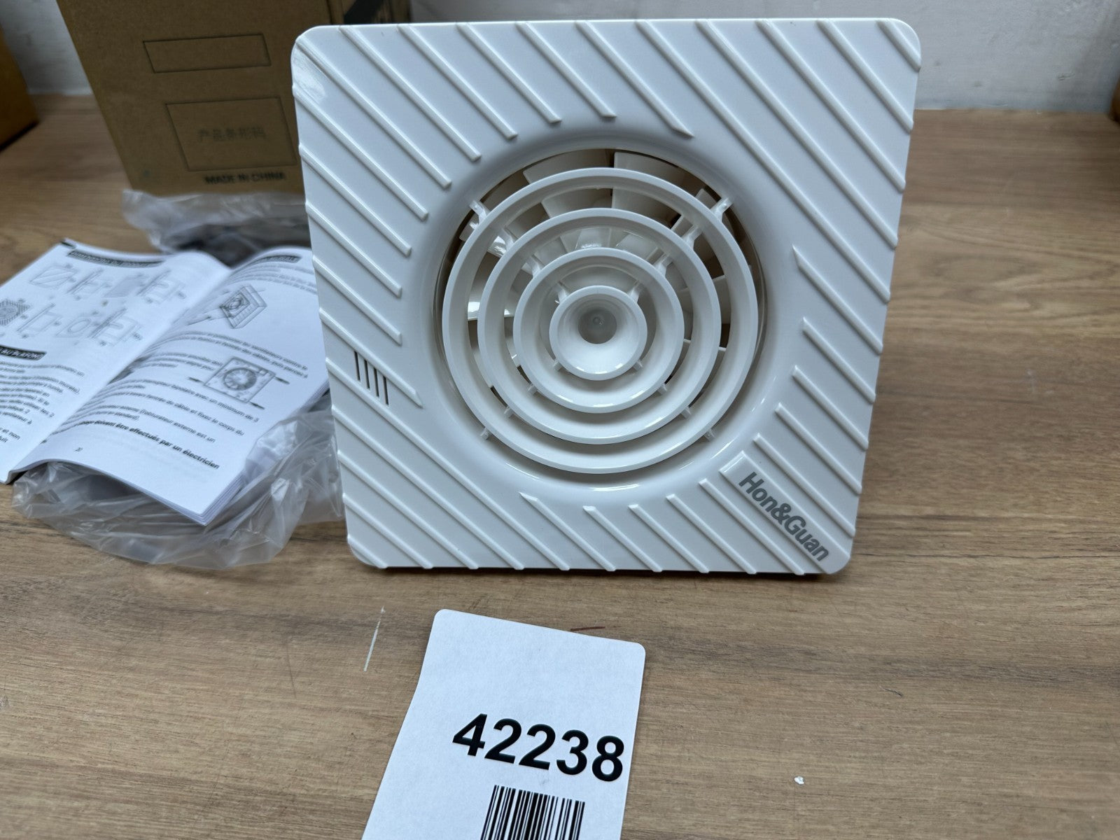 Hon&Guan Smart 102mm Bathroom Extractor Fan 4"
