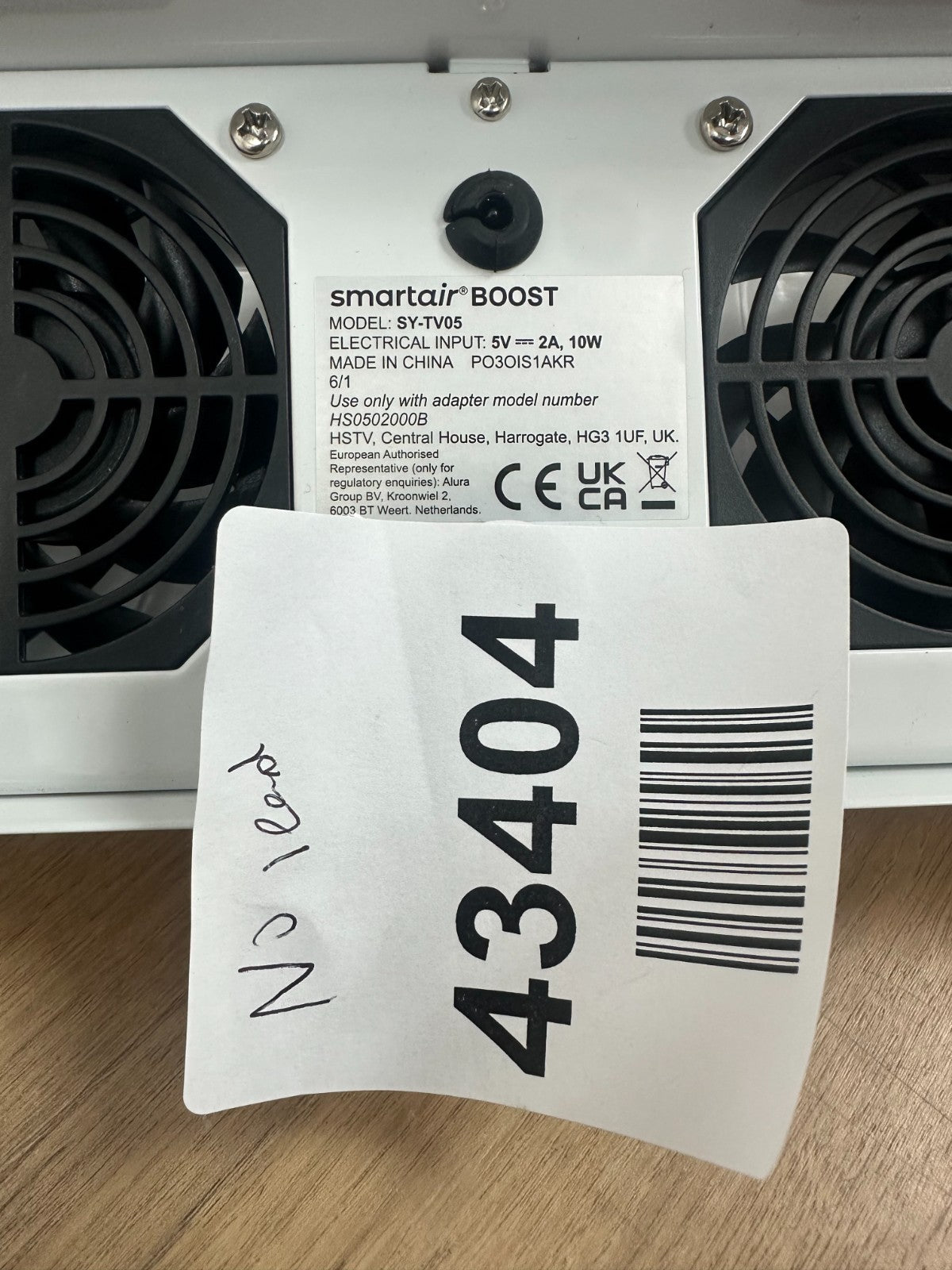 Smart Air Boost Portable Rechargeable Radiator Fan SY-TV05