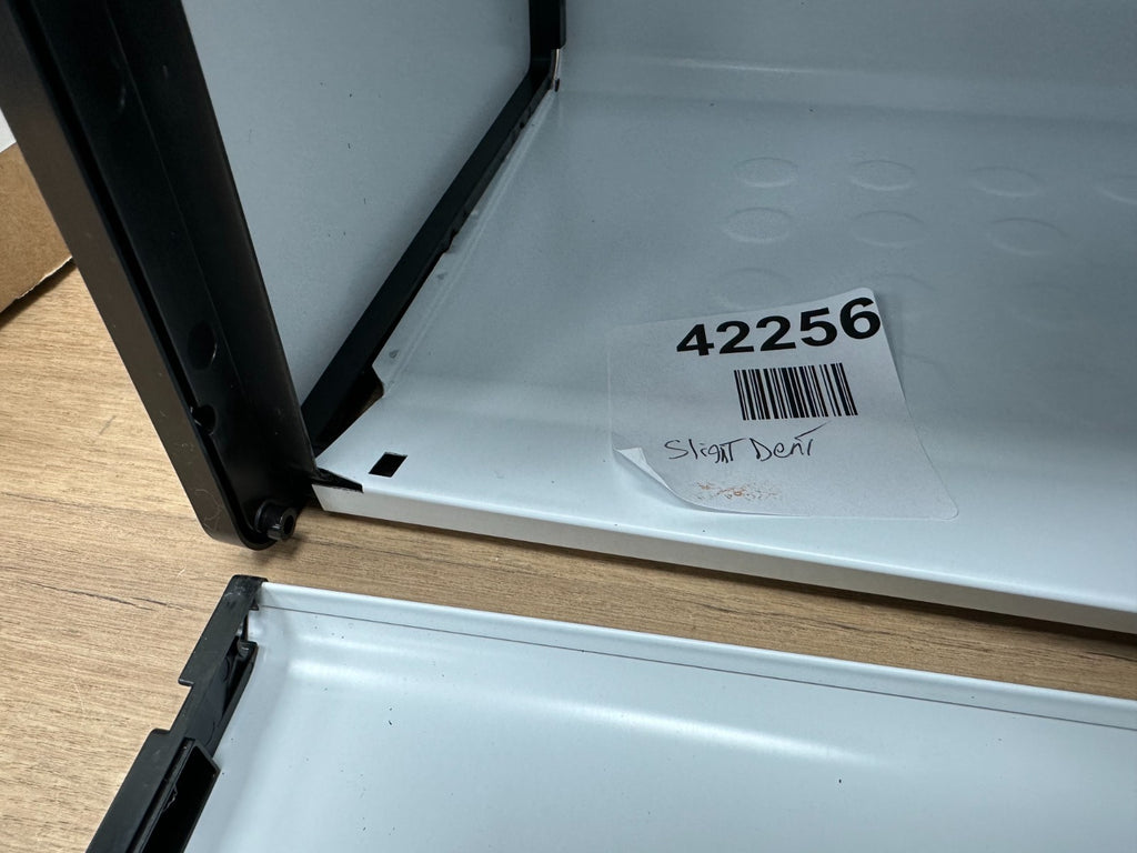 Large Brabantia Bread Bin Metal Front Opening - Minor dent