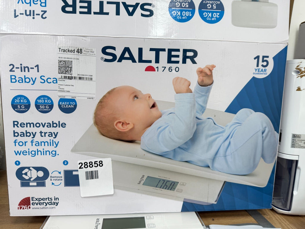 Salter 2-in-1 Digital Baby Scale Weighing for Infants and adults