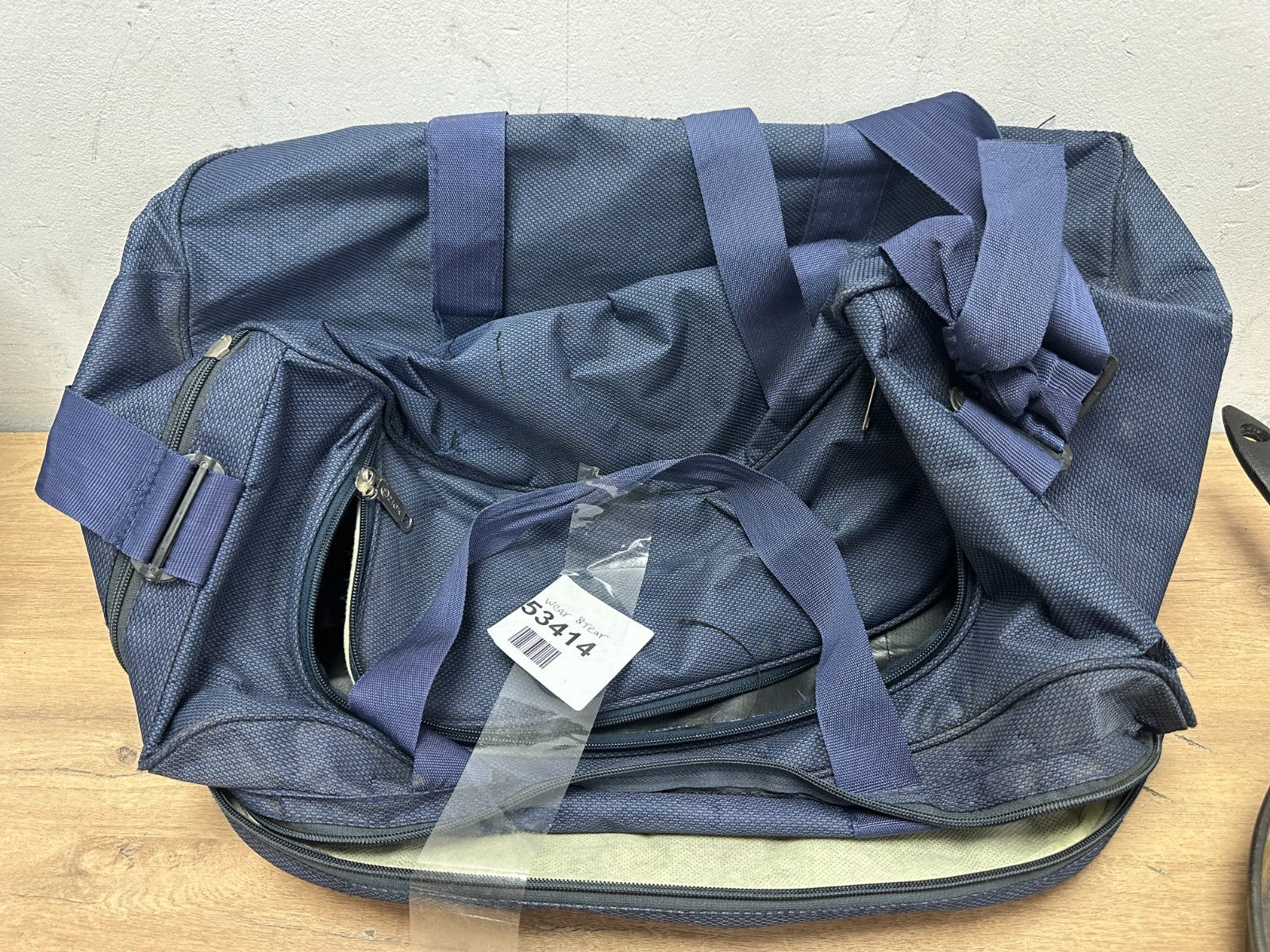 Zion Bag Navy Blue Double Handle