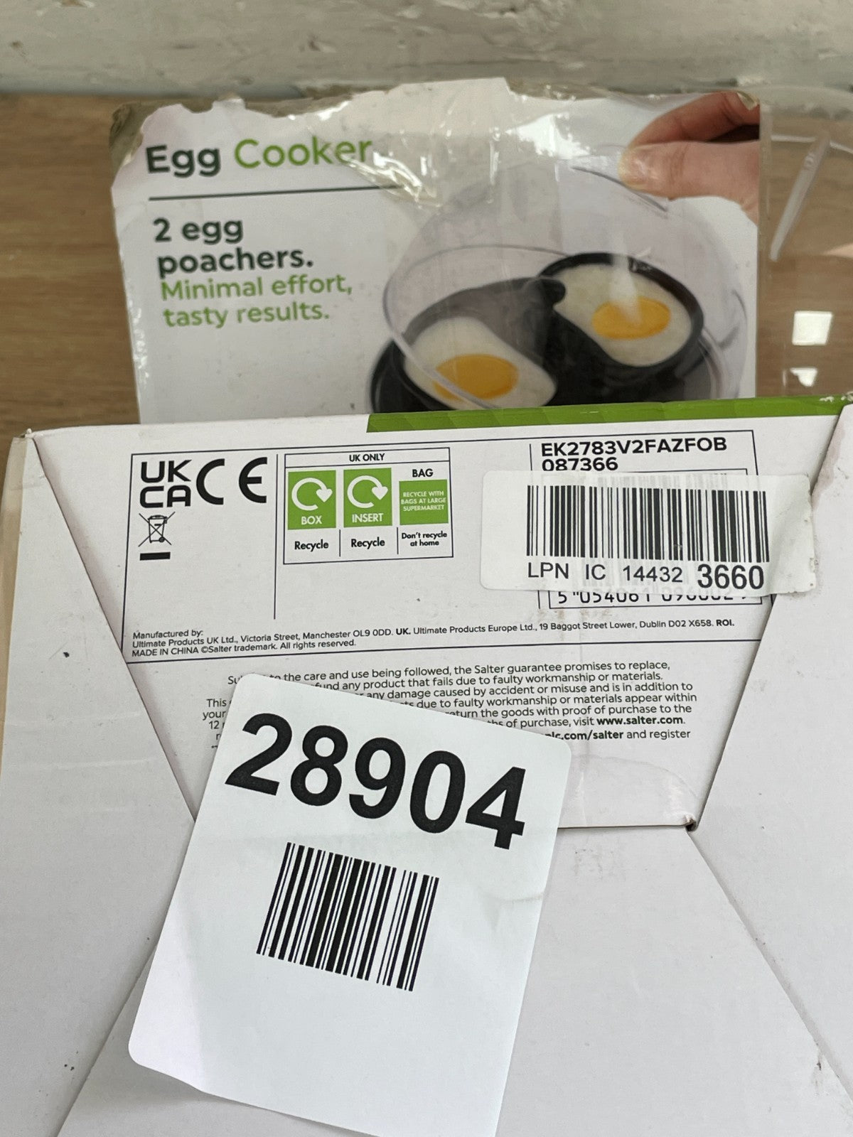 Salter Aspen Egg Steamer 6 Egg Capacity With Poachers & Measuring Cup — New (other) (photo 2)